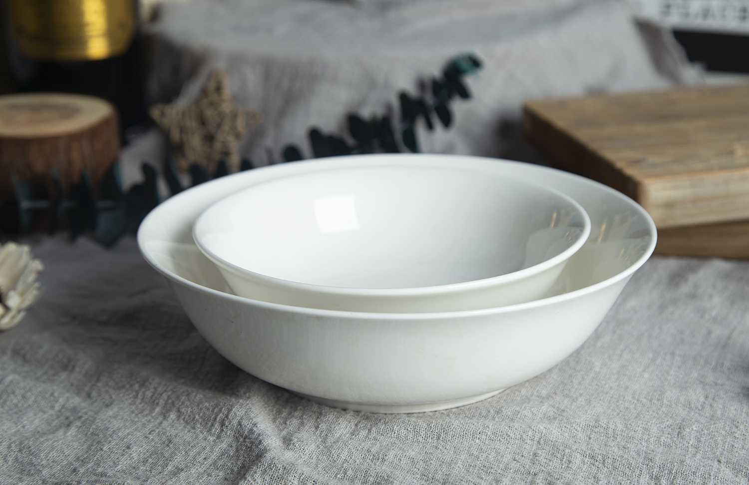 CHANGSHA HAPPY GO White Body New Bone China Bowls | happygodinnerware.com
