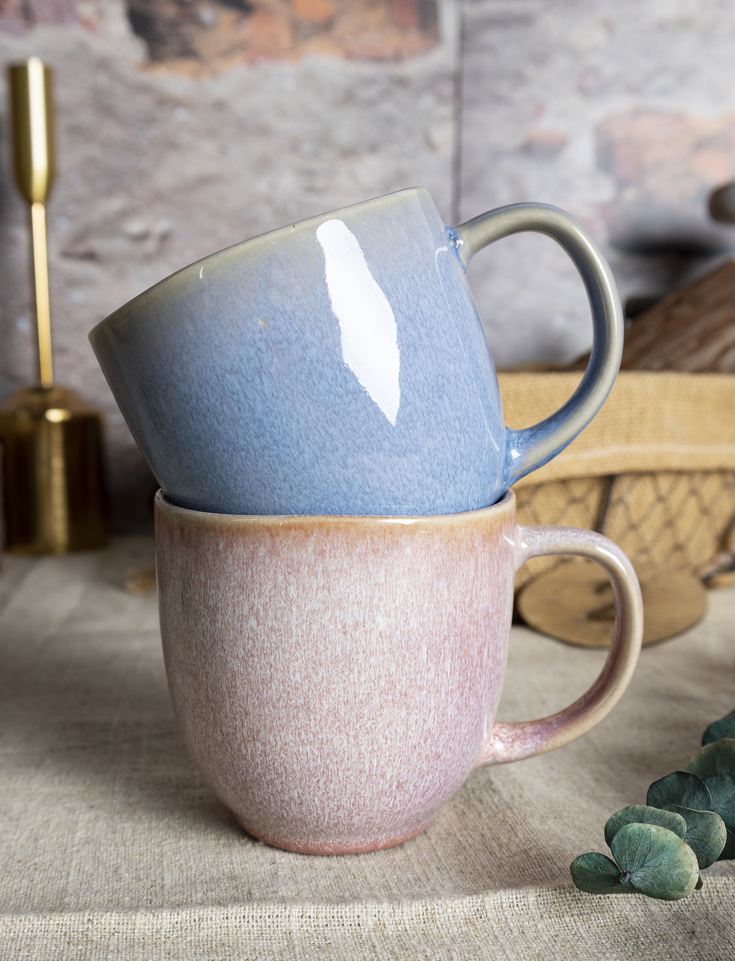 CHANGSHA HAPPY GO  Gradient Color Reactive Glaze Stoneware Dinnerware Set with Elegant Color Transition |happygodinnerware.com