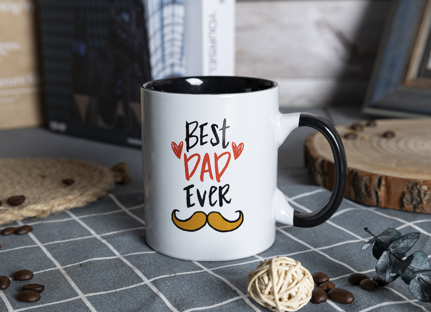 CHANGSHA HAPPY GO  Father’s Day Themed American Style Stoneware Decal Mug Set with Heartwarming Dad Quotes  |happygodinnerware.com