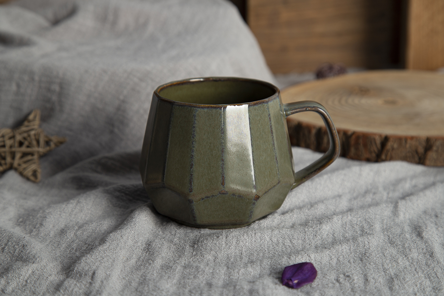 CHANGSHA HAPPY GO Volcanic Matte New Bone China Mug Collection | happygodinnerware.com