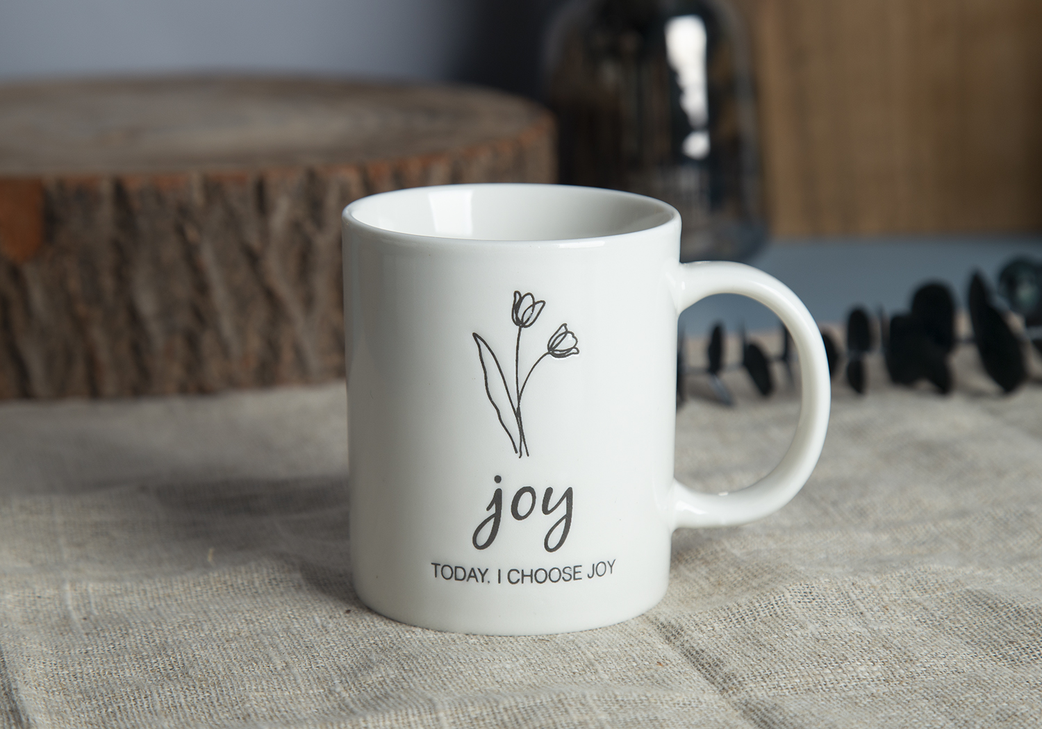 CHANGSHA HAPPY GO New Bone China Underglaze Screen Printing Inspirational Mug Set | happygodinnerware.com