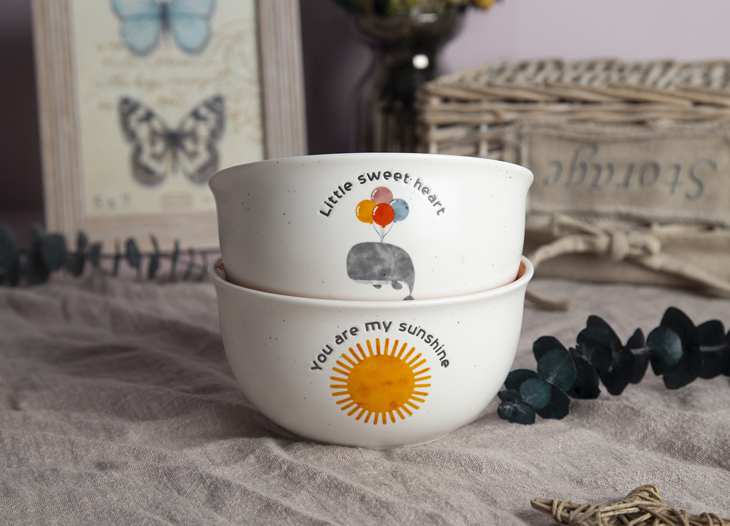 CHANGSHA HAPPY GO New Bone China Underglaze Screen Printing with Decal Process Mug Set | happygodinnerware.com