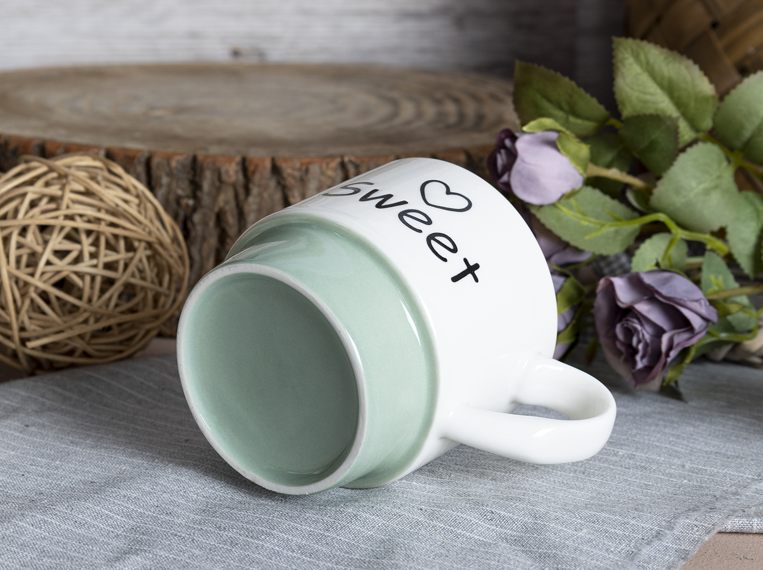 CHANGSHA HAPPY GO Silkscreen Printed Bone China Mug and Bowl Gift Set with Love & Family Themed Typography for Cozy Home Dining |happygodinnerware.com