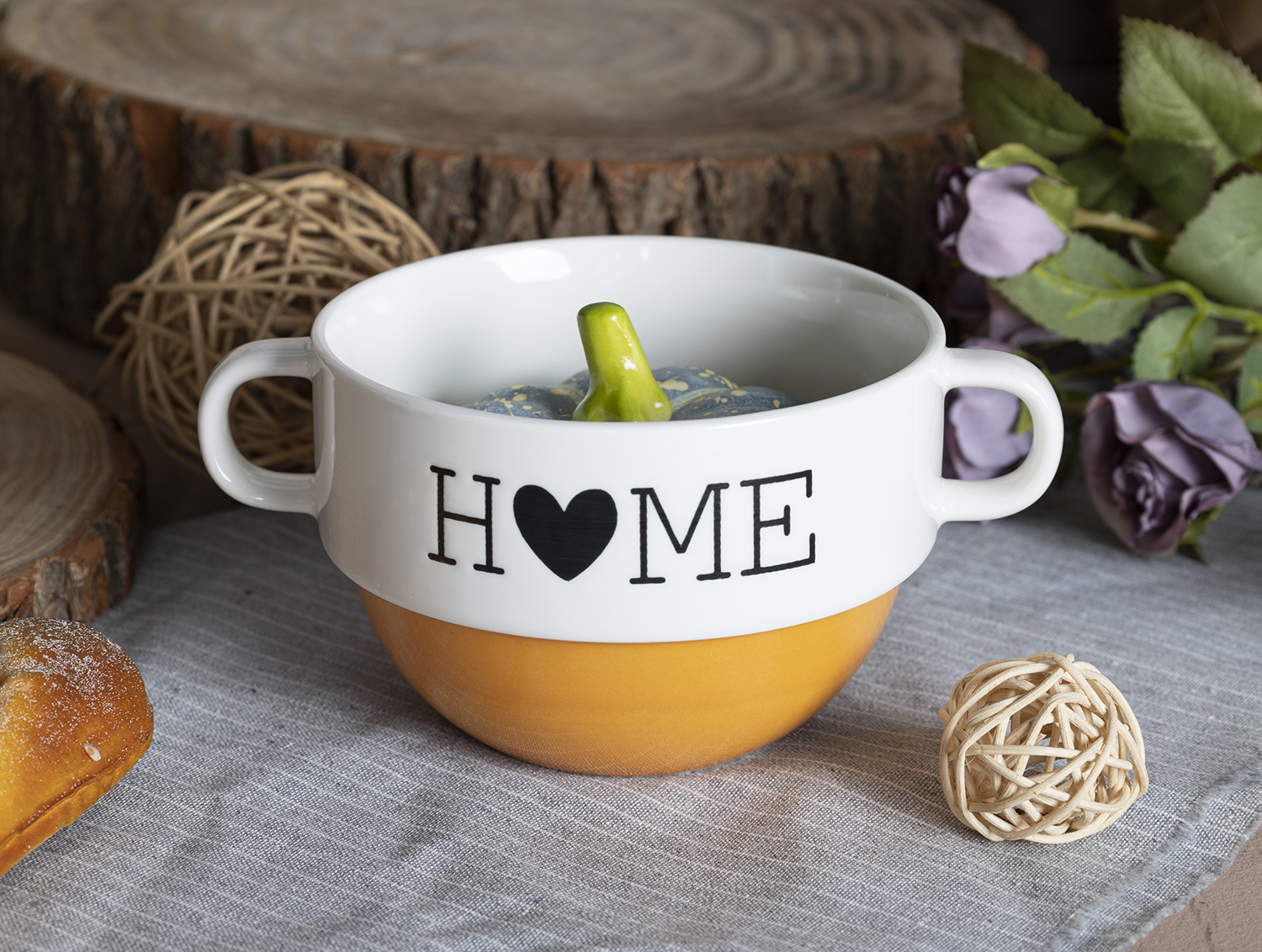 CHANGSHA HAPPY GO Silkscreen Printed Bone China Mug and Bowl Gift Set with Love & Family Themed Typography for Cozy Home Dining |happygodinnerware.com