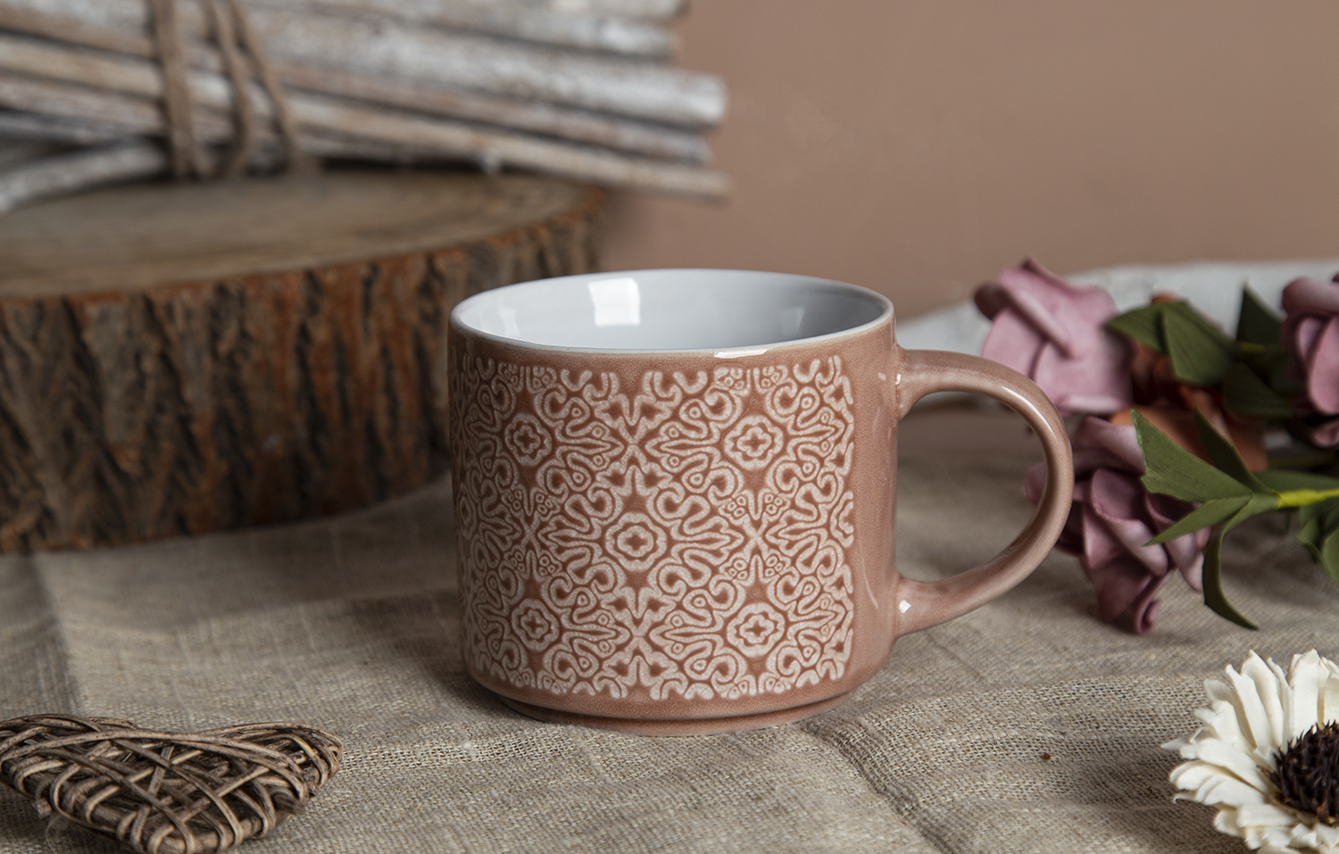 CHANGSHA HAPPY GO Stoneware with Reactive Glaze and Pad Printing Craft Mug Set | happygodinnerware.com