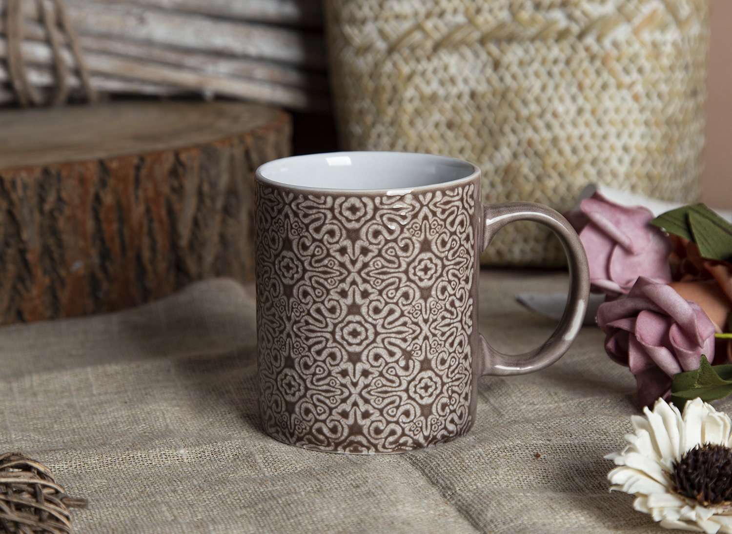 CHANGSHA HAPPY GO Stoneware with Reactive Glaze and Pad Printing Craft Mug Set | happygodinnerware.com