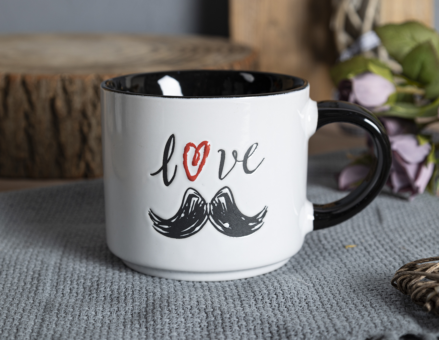 CHANGSHA HAPPY GO Father’s Day Stoneware Mug and Bowl Gift Set with Bold Typography for the Best Dad Ever |happygodinnerware.com