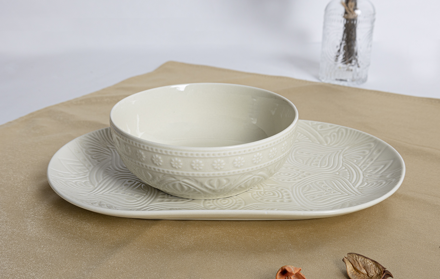 CHANGSHA HAPPY GO Colorful Macaron Pastel Embossed Porcelain Dinnerware Set – Vibrant Modern Tableware Collection |happygodinnerware.com