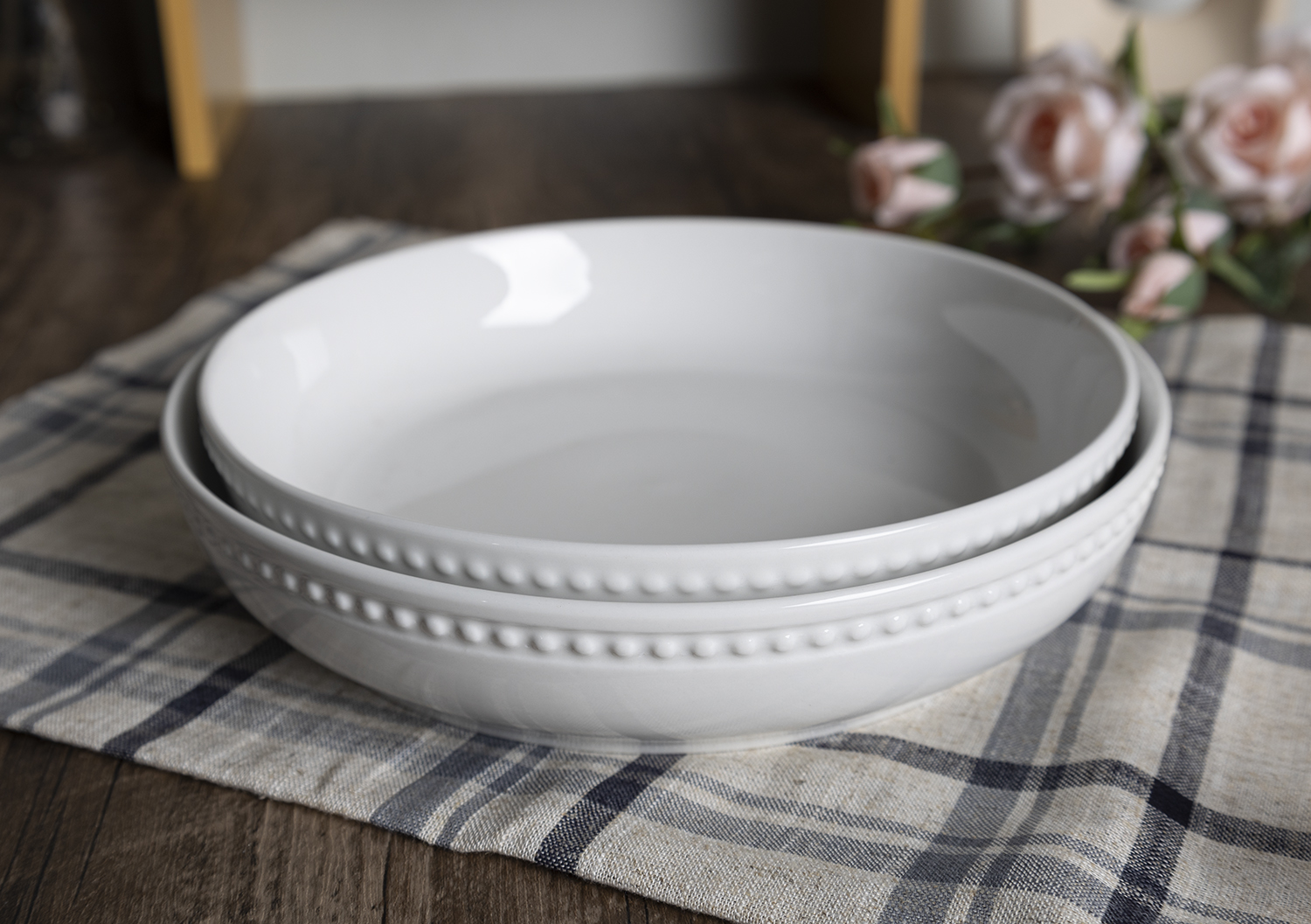 CHANGSHA HAPPY GO White Porcelain Christmas Dinnerware Set with Nutcracker Decal Design – Holiday Themed Plates, Bowls and Mugs |happygodinnerware.com