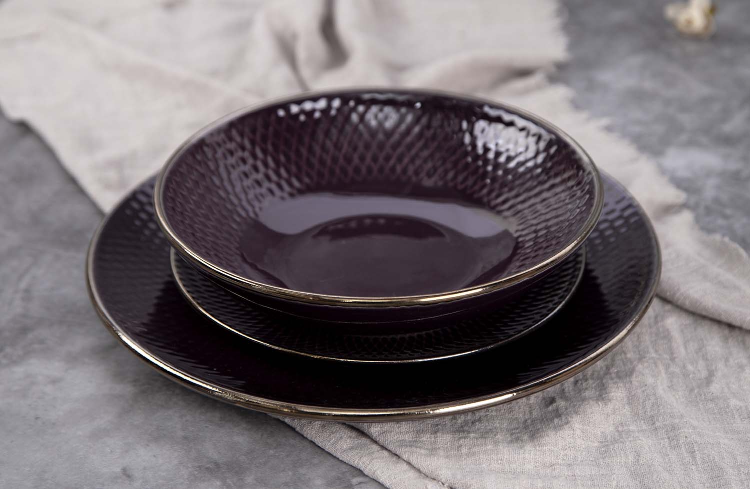 CHANGSHA HAPPY GO Diamond Embossed Glaze Espresso Cup & Saucer Set |Dopamine Series Ceramics|happygodinnerware.com