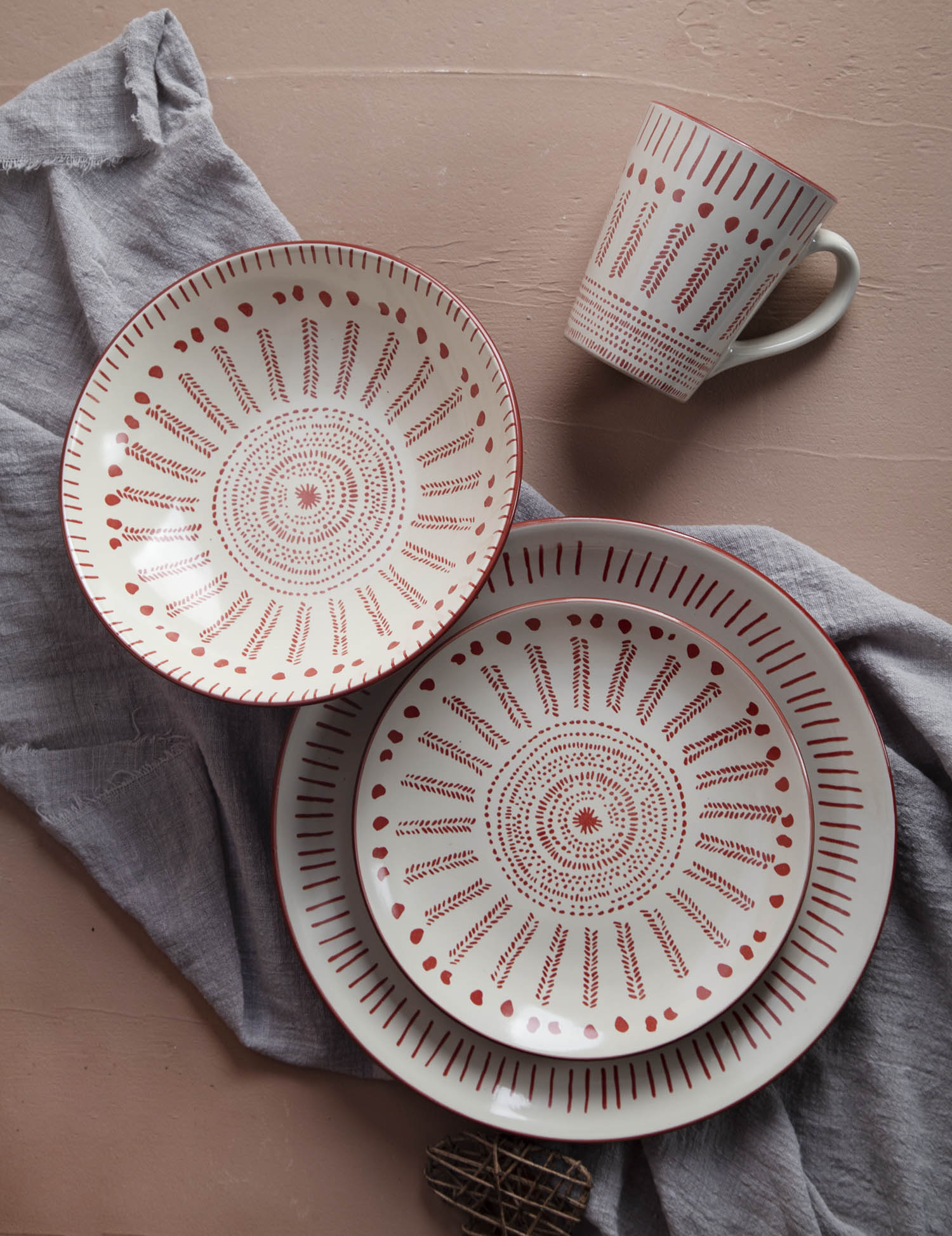 CHANGSHA HAPPY GO Radiant Silkscreen Ceramic Dinnerware Set |Dopamine Series Ceramics|happygodinnerware.com