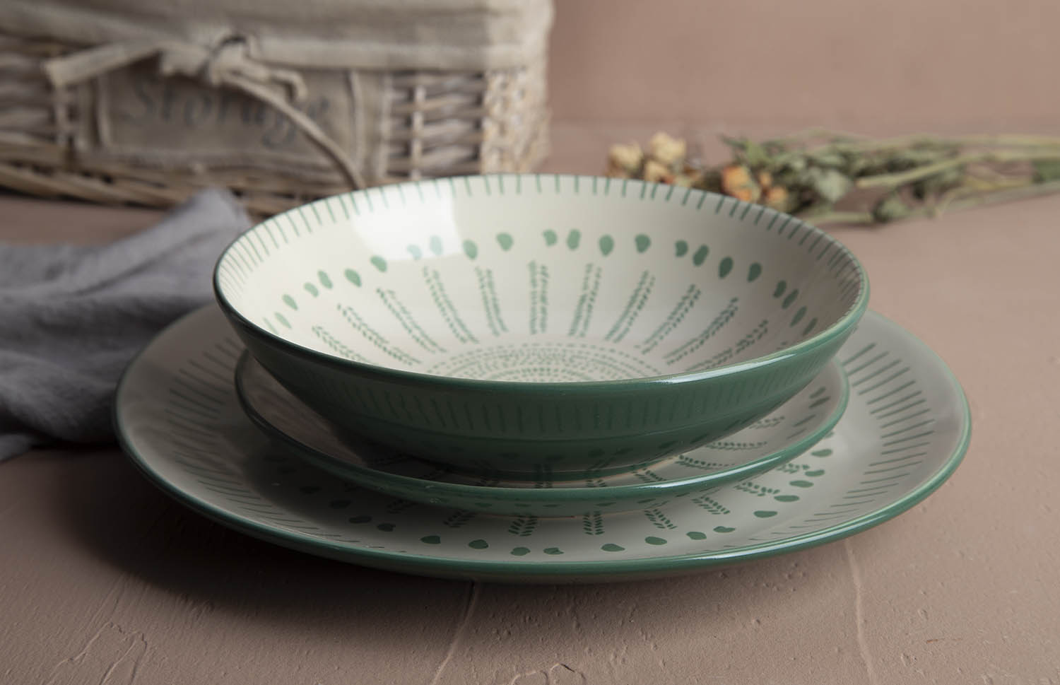 CHANGSHA HAPPY GO Radiant Silkscreen Ceramic Dinnerware Set |Dopamine Series Ceramics|happygodinnerware.com