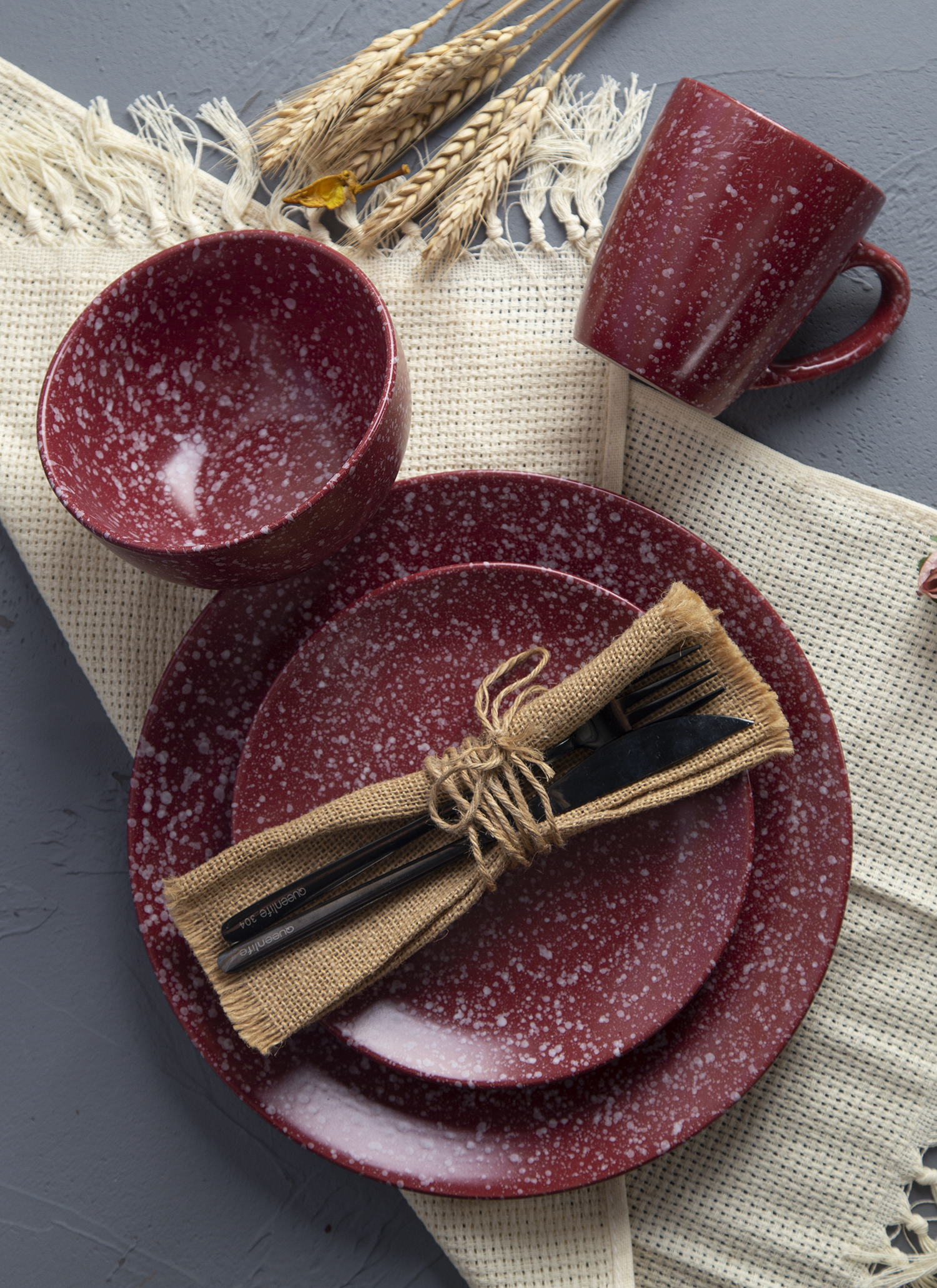 CHANGSHA HAPPY GO Speckled Glaze Ceramic Tableware Set |Dopamine Series Ceramics|happygodinnerware.com