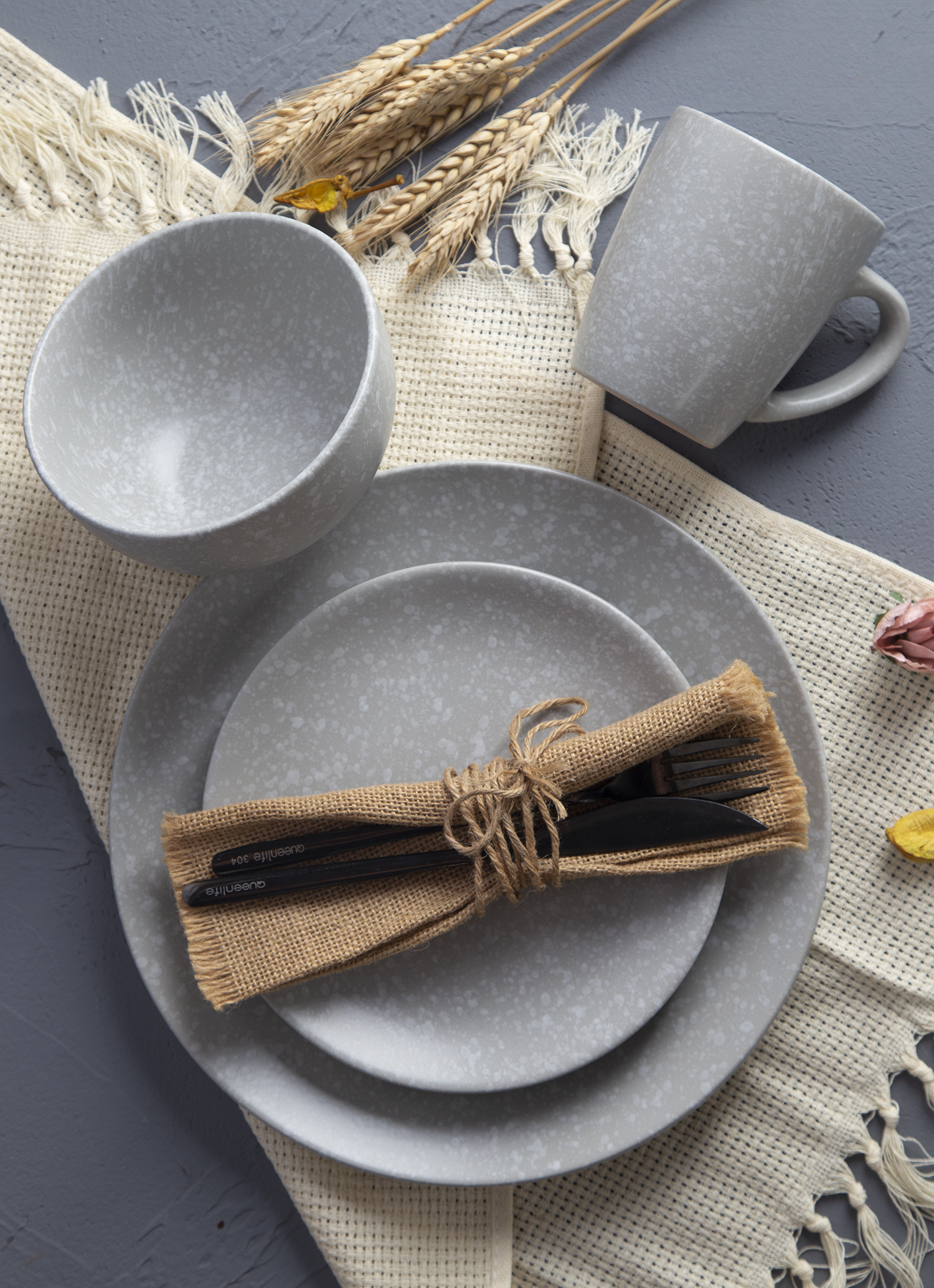 CHANGSHA HAPPY GO Speckled Glaze Ceramic Tableware Set |Dopamine Series Ceramics|happygodinnerware.com