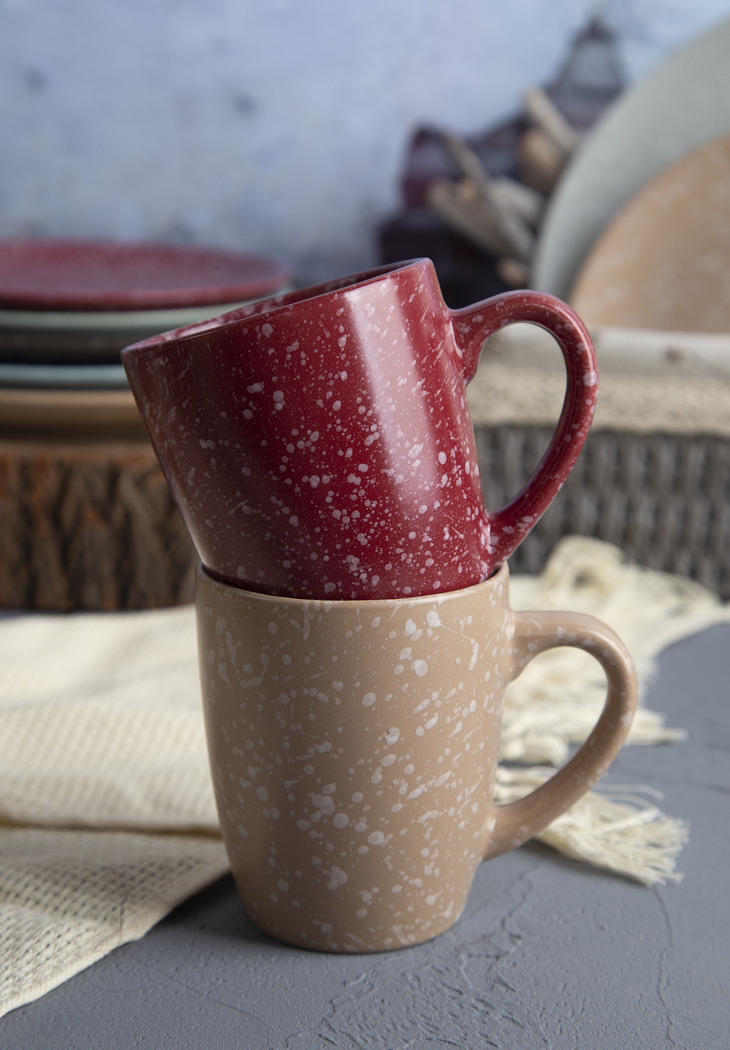 CHANGSHA HAPPY GO Speckled Glaze Ceramic Tableware Set |Dopamine Series Ceramics|happygodinnerware.com