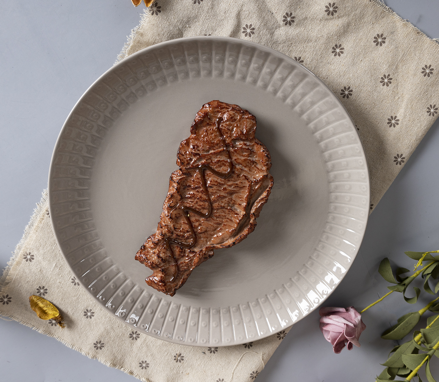 CHANGSHA HAPPY GO  Elegant Stripe Embossed Stoneware Dinnerware Collection with Glossy and Matte Finish |happygodinnerware.com