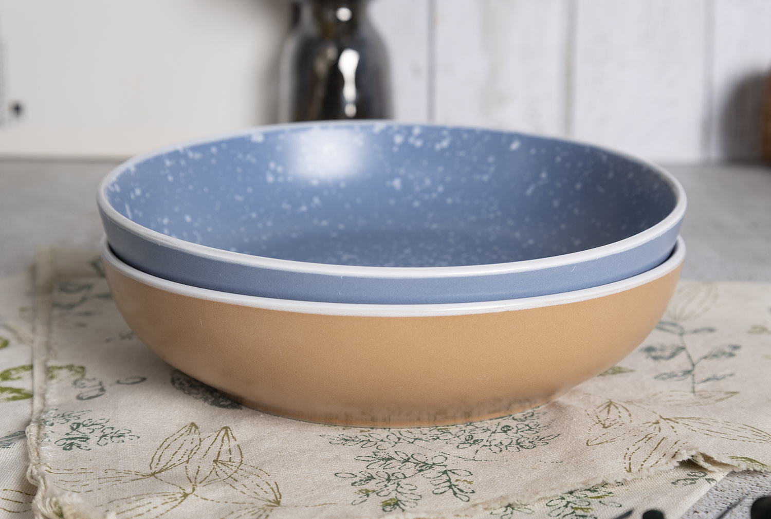 CHANGSHA HAPPY GO  Modern Outdoor-Inspired Color Glazed Ceramic Dinner Set with Snowflake Speckles |Dopamine Series Ceramics|happygodinnerware.com