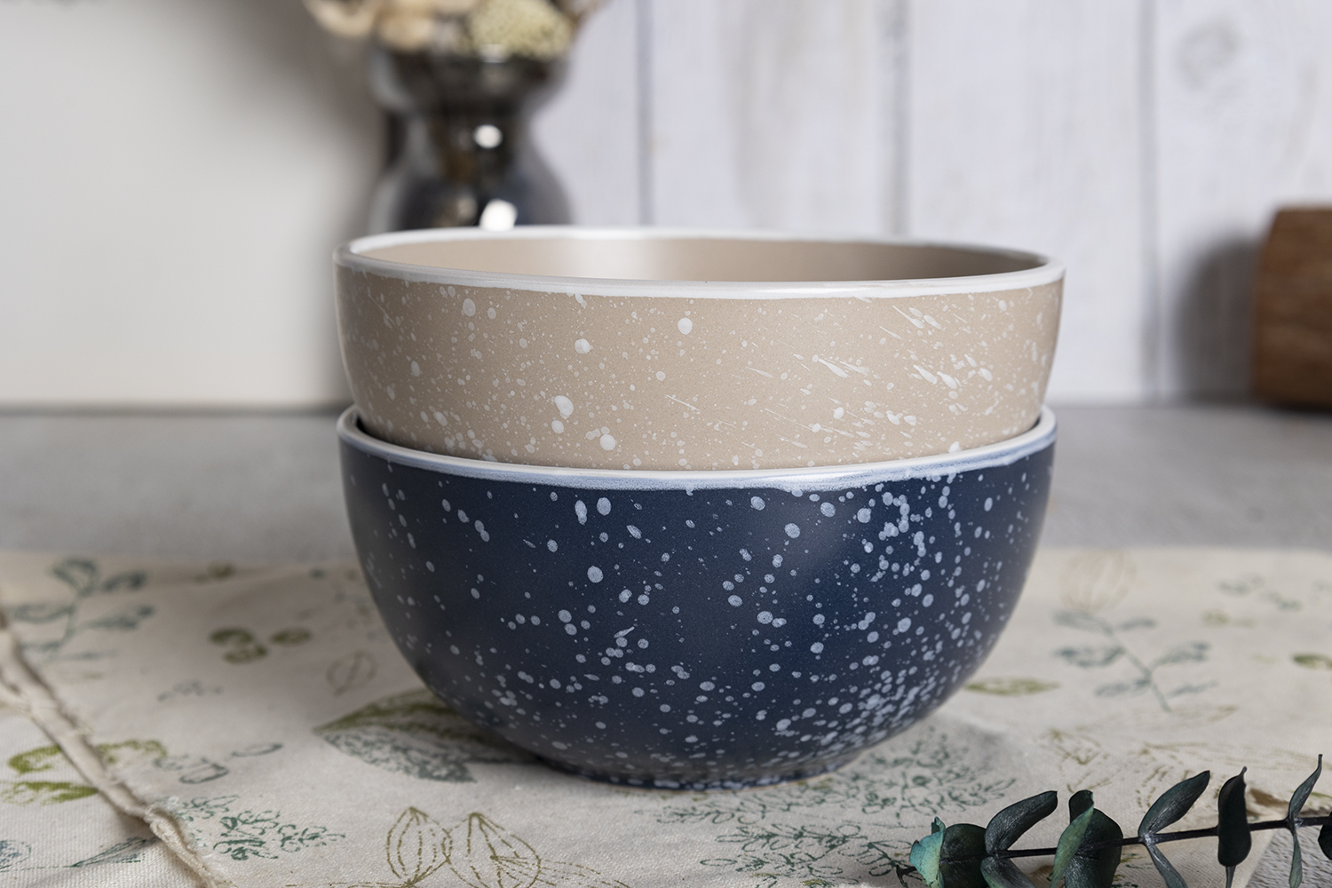 CHANGSHA HAPPY GO  Modern Outdoor-Inspired Color Glazed Ceramic Dinner Set with Snowflake Speckles |Dopamine Series Ceramics|happygodinnerware.com