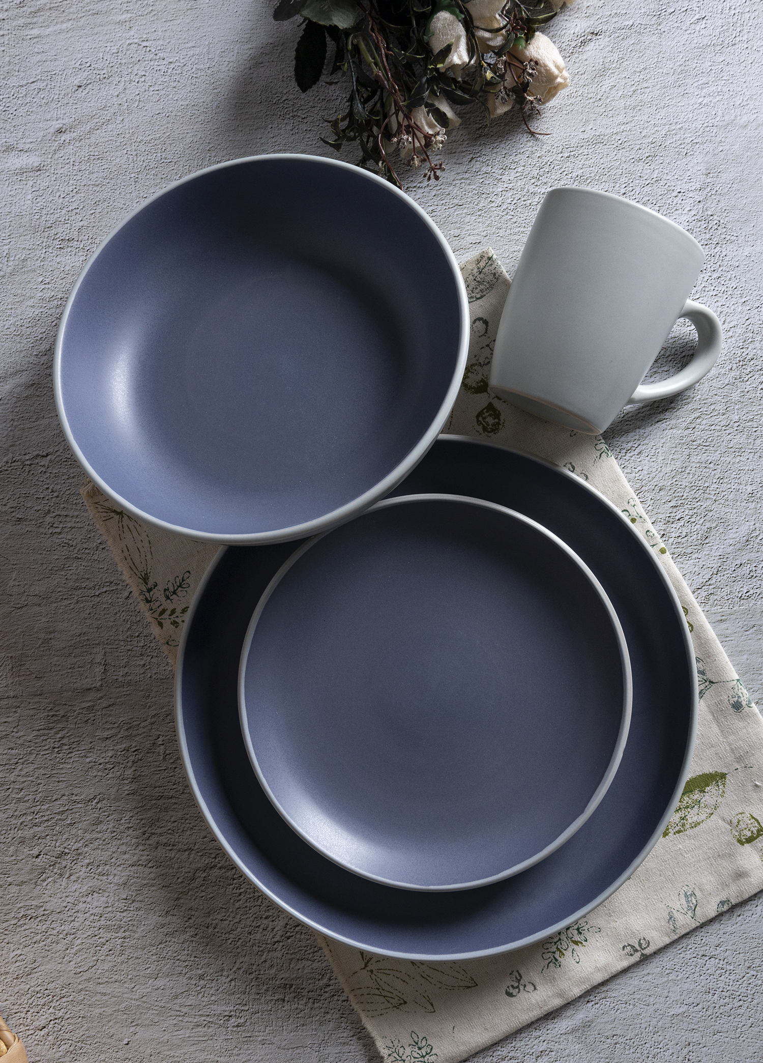 CHANGSHA HAPPY GO PastelDaze Matte Glaze Stoneware Set – Minimalist Soft-Tone Ceramic Plates, Bowls and Mugs for Everyday Delight|happygodinnerware.com