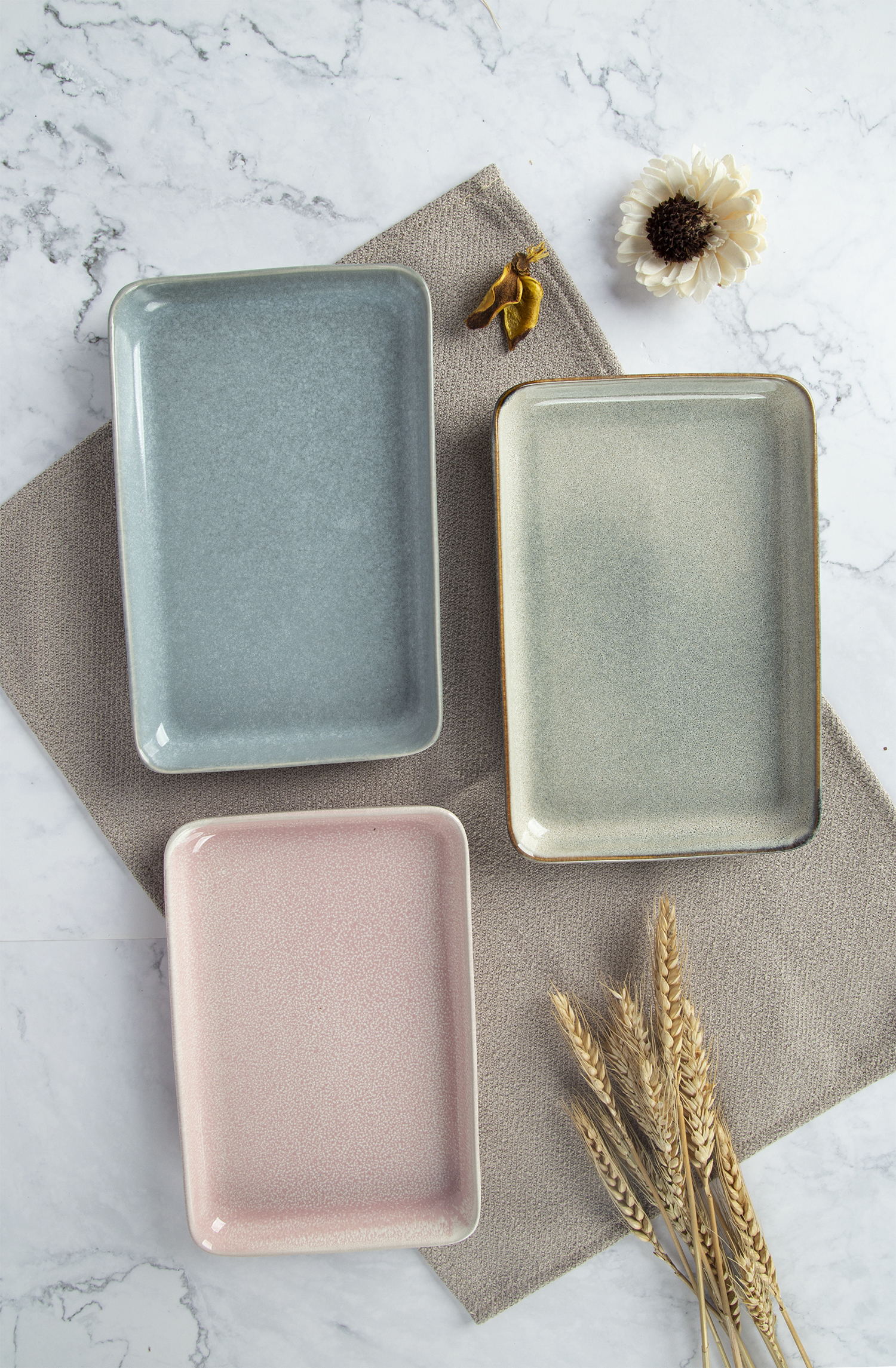 CHANGSHA HAPPY GO Fresh Reaction Glaze Ceramic Collection: Elegant Simplicity in Modern Design |happygodinnerware.com