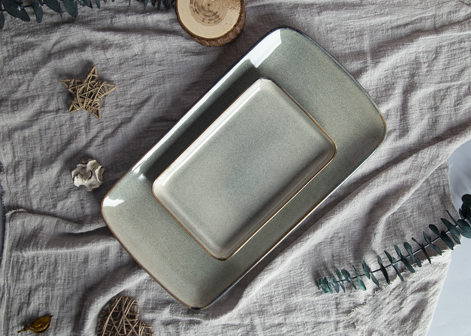 CHANGSHA HAPPY GO Fresh Reaction Glaze Ceramic Collection: Elegant Simplicity in Modern Design |happygodinnerware.com