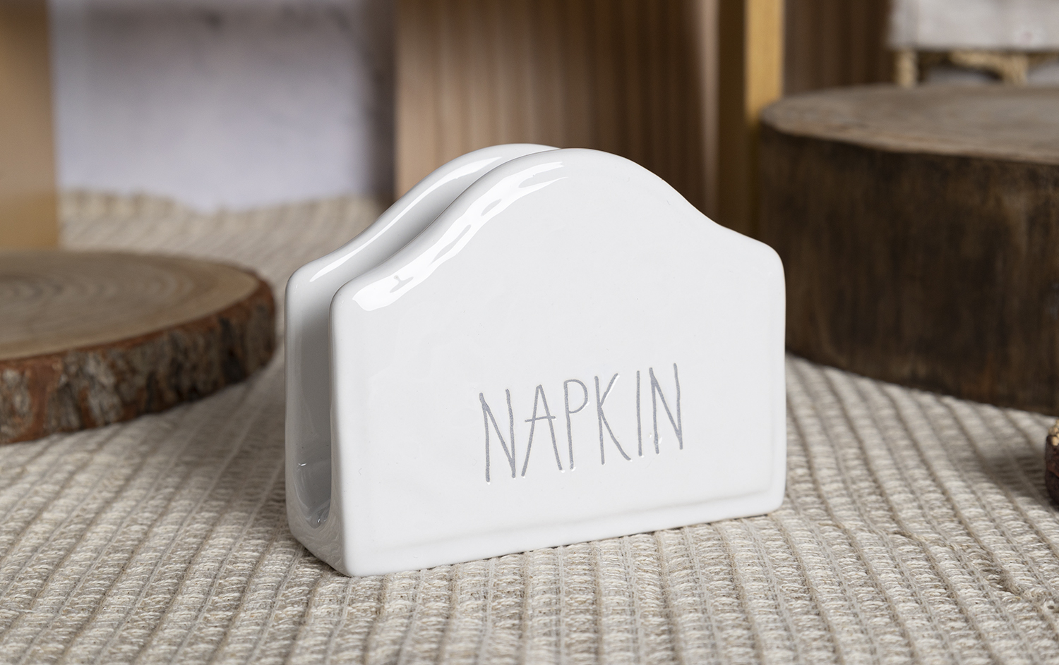 CHANGSHA HAPPY GO White Embossed Ceramic Kitchen Jar Collection with Script Lettering and Red Heart Decor Accents |happygodinnerware.com