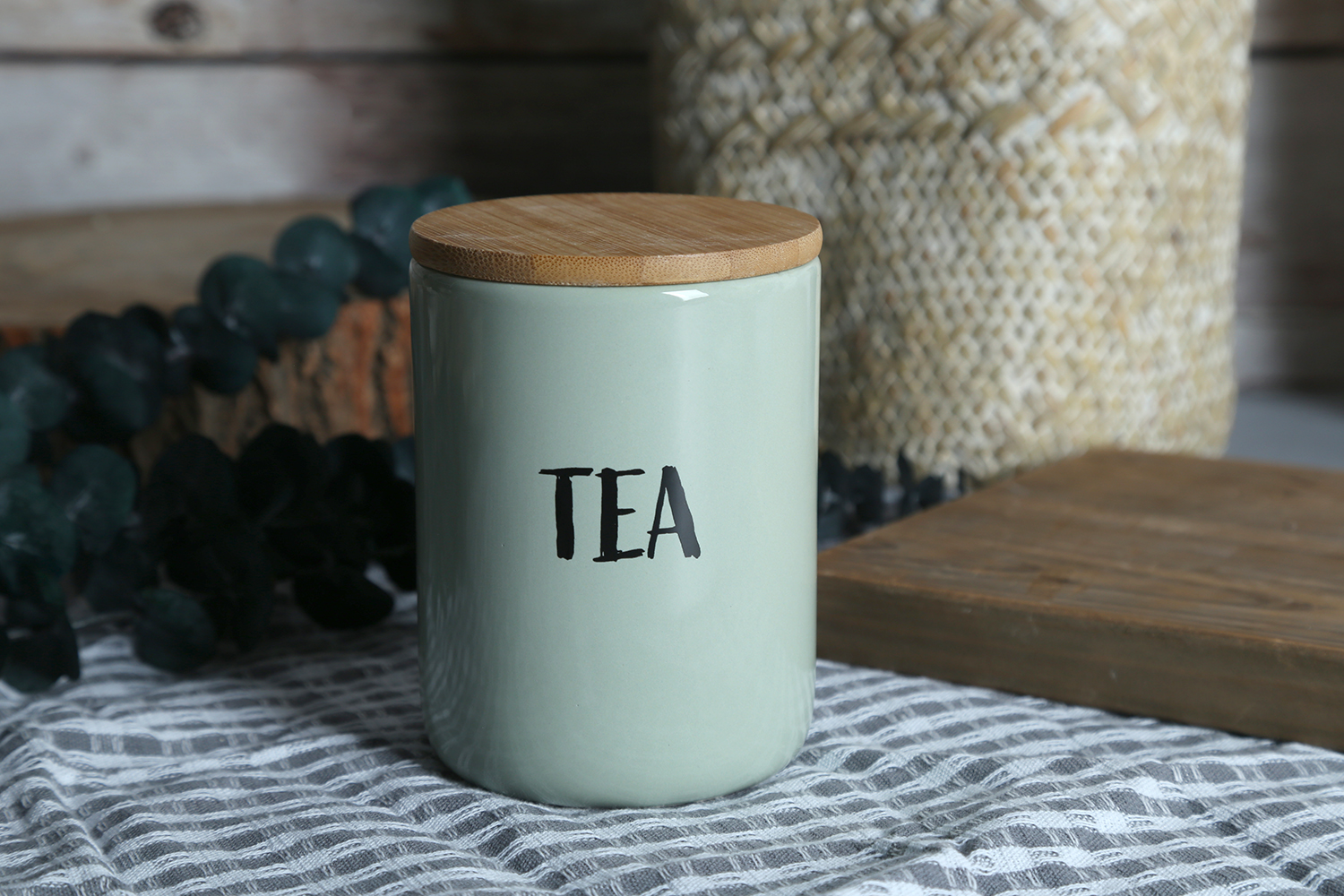 CHANGSHA HAPPY GO Decorative Storage Jars with Bamboo Lids | happygodinnerware.com