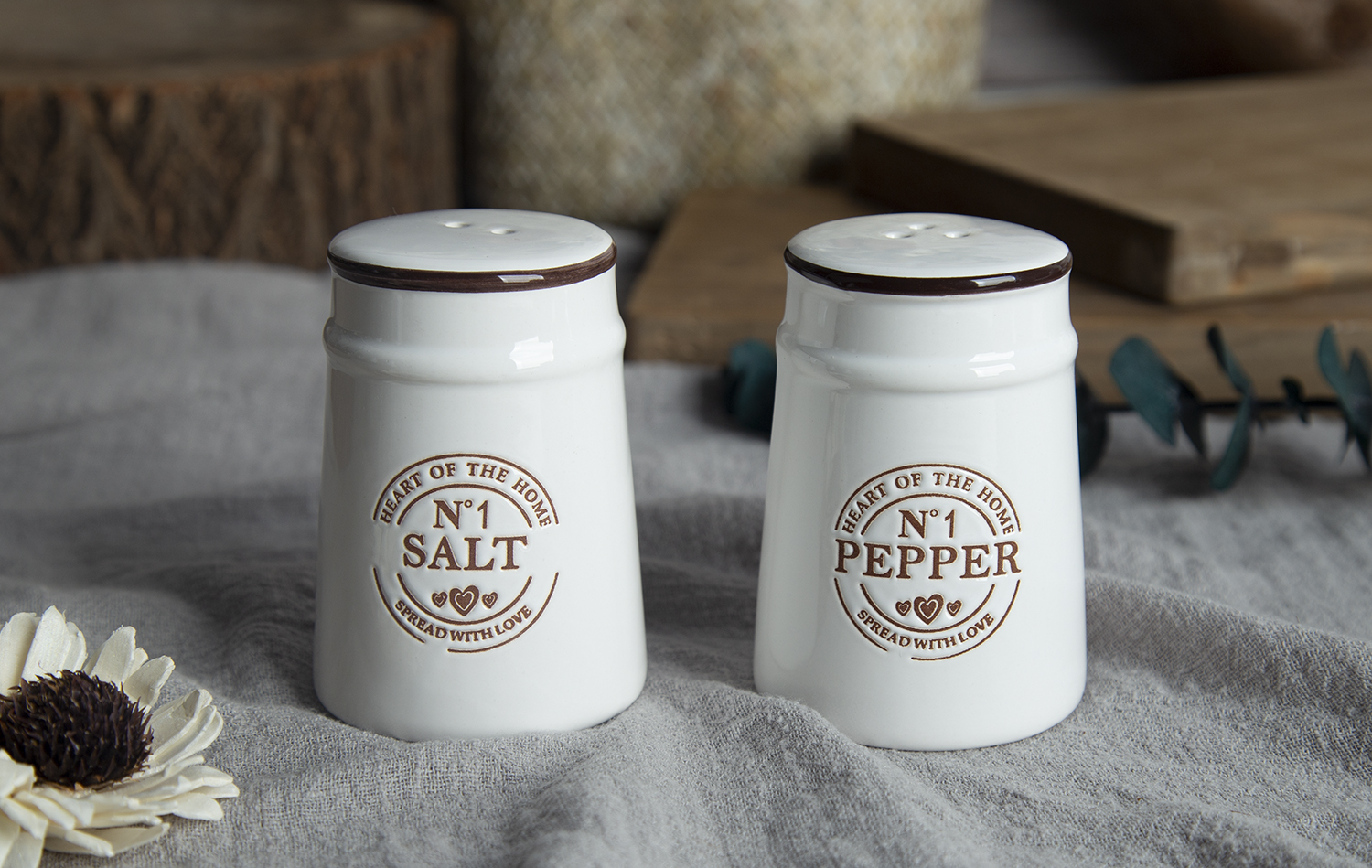 CHANGSHA HAPPY GO White Porcelain Kitchen Storage Jars with Under-Glaze Screen Printing | happygodinnerware.com