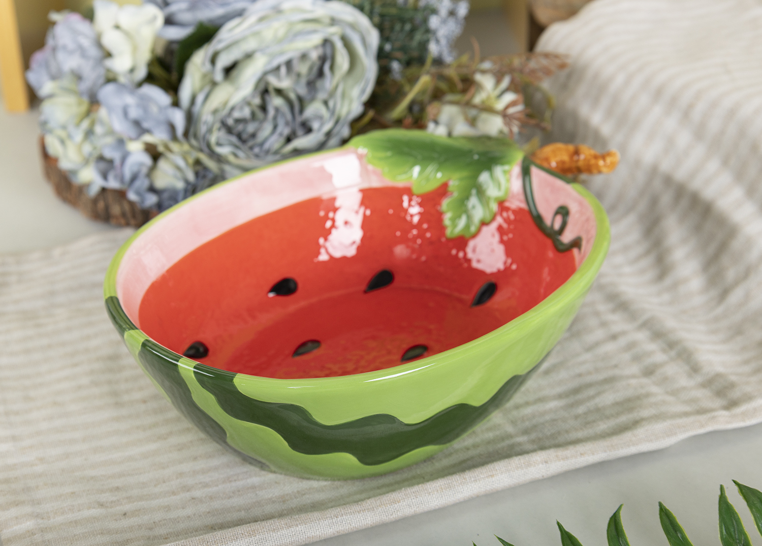 CHANGSHA HAPPY GO Embossed Fruit-Inspired Ceramic Canister Set with Vibrant Glaze – Lemon, Avocado, Watermelon and More |happygodinnerware.com