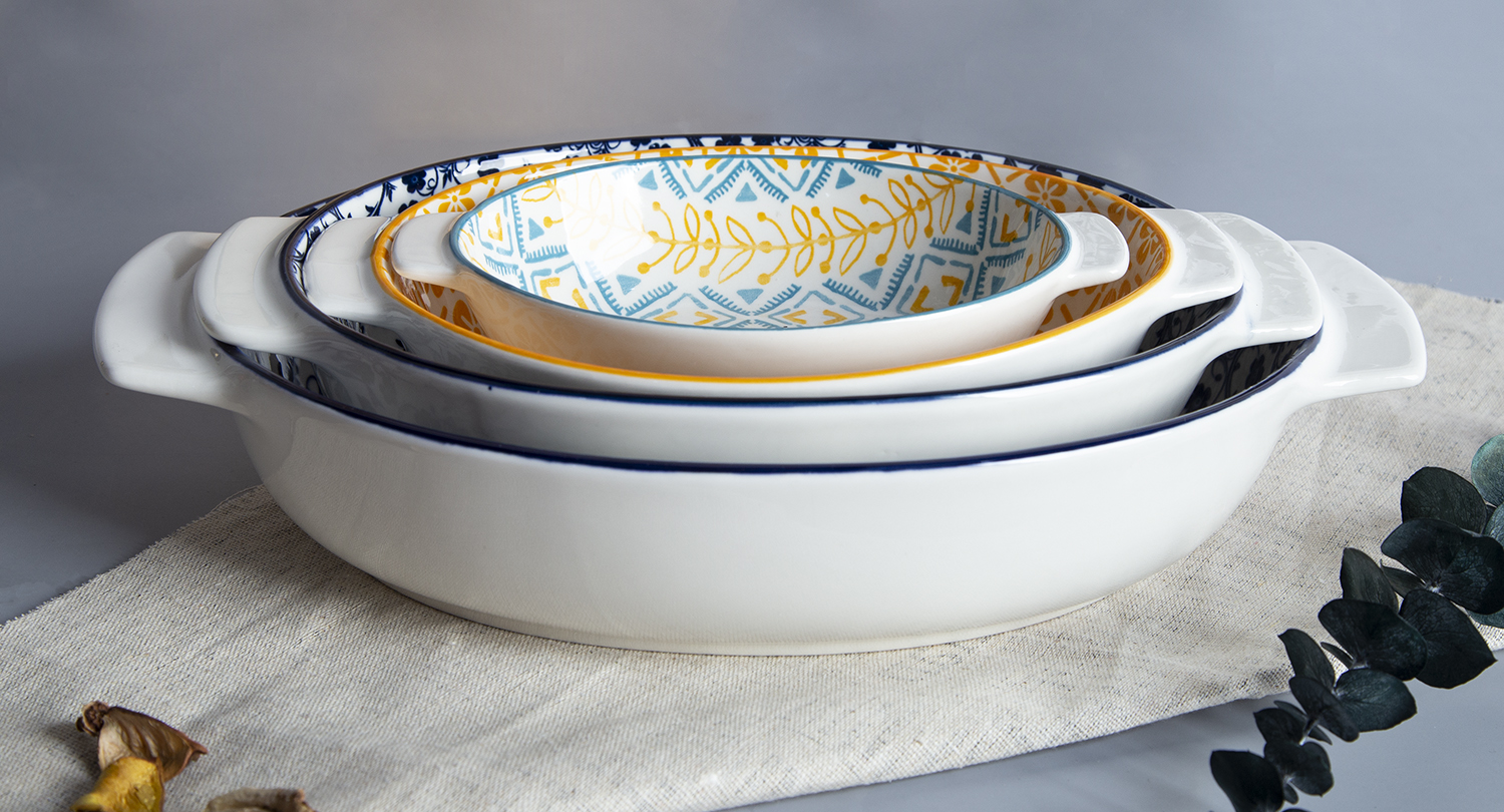 CHANGSHA HAPPY GO Floral Printed Bakeware | happygodinnerware.com