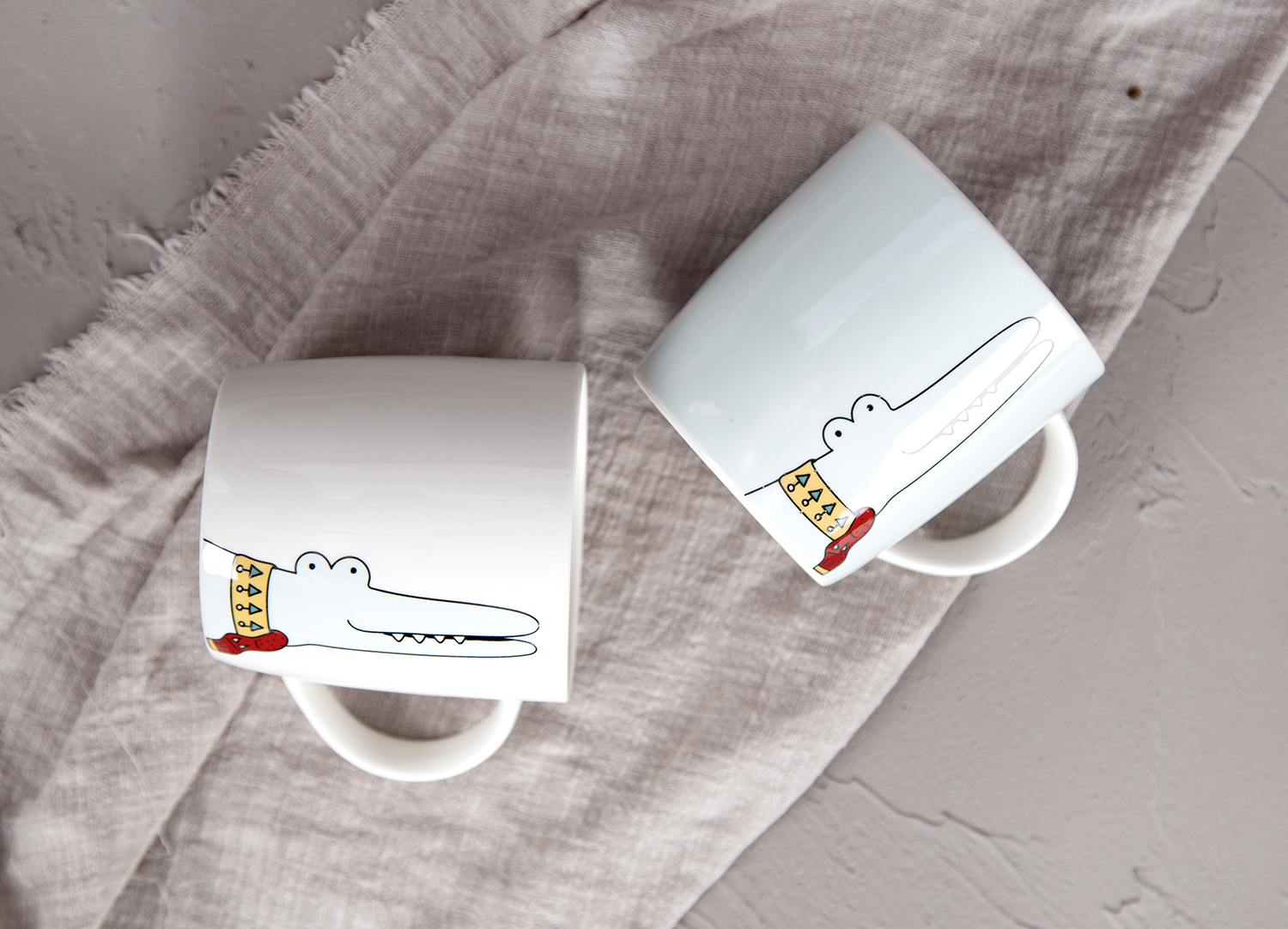 CHANGSHA HAPPY GO Cute Christmas Animal Mugs in New Bone China | happygodinnerware.com