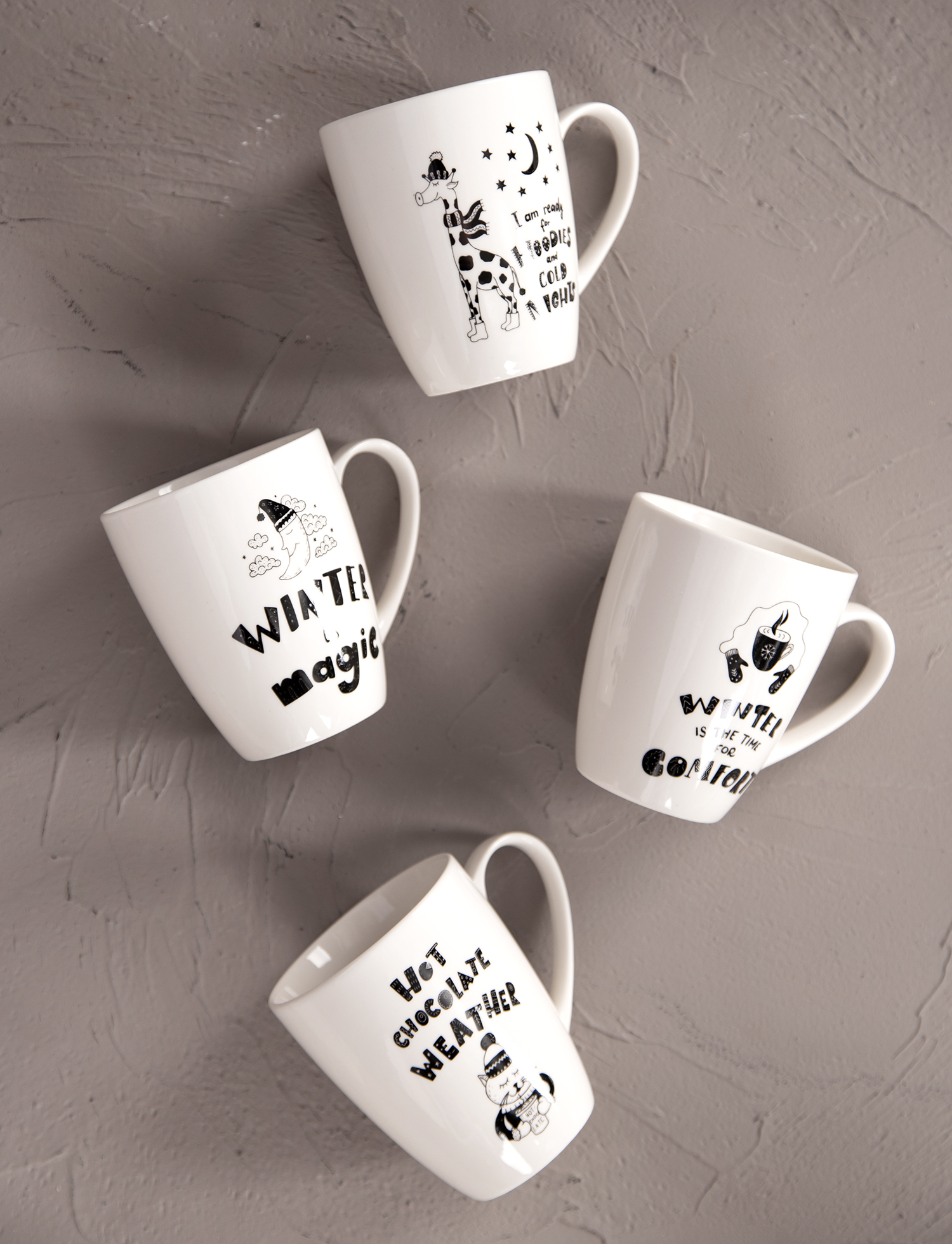 CHANGSHA HAPPY GO Christmas Themed New Bone China Mugs with Decals | happygodinnerware.com