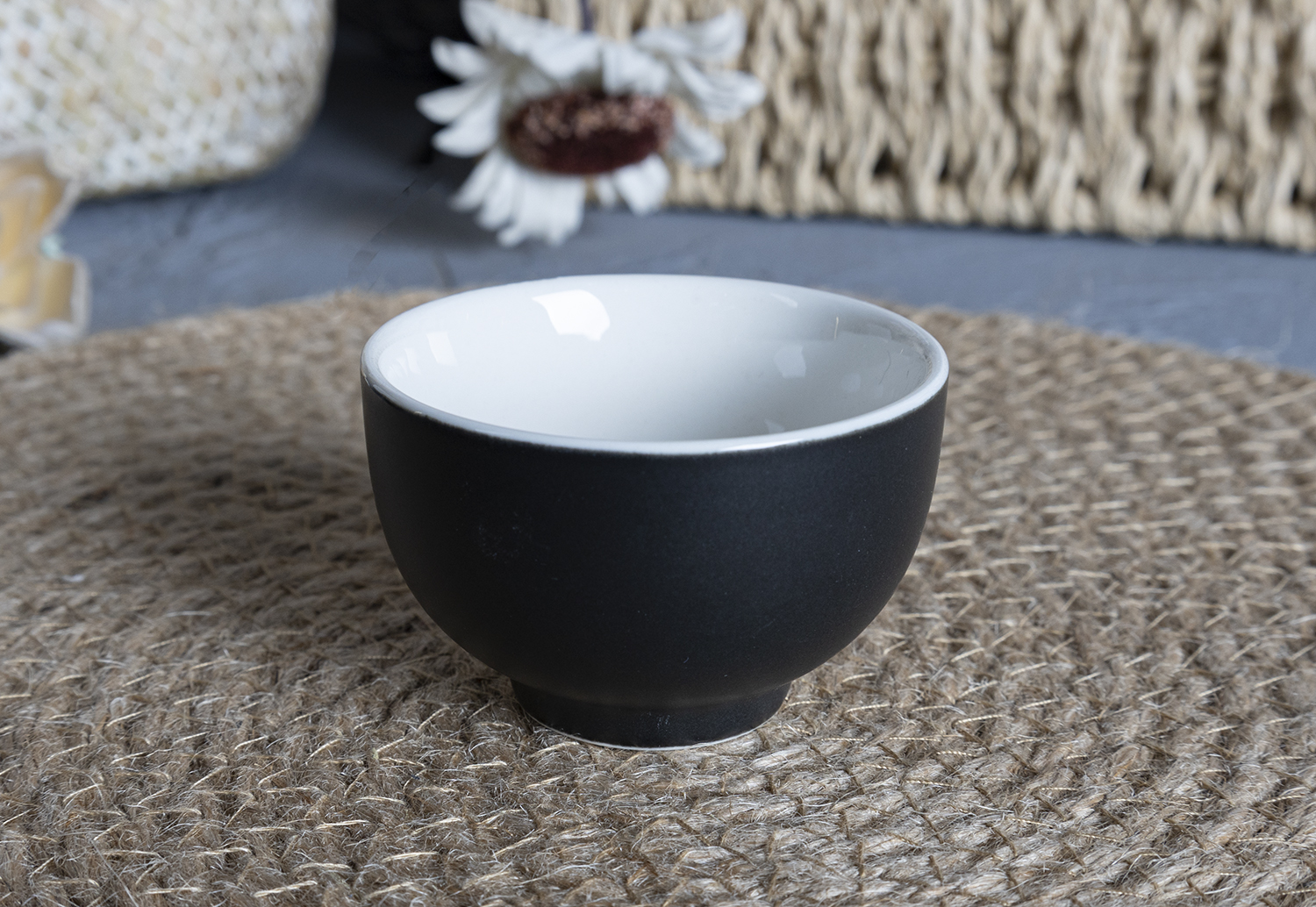 CHANGSHA HAPPY GO Matte Black Glazed New Bone China Tea Set with White Inner Glaze and Gold Accents  |happygodinnerware.com