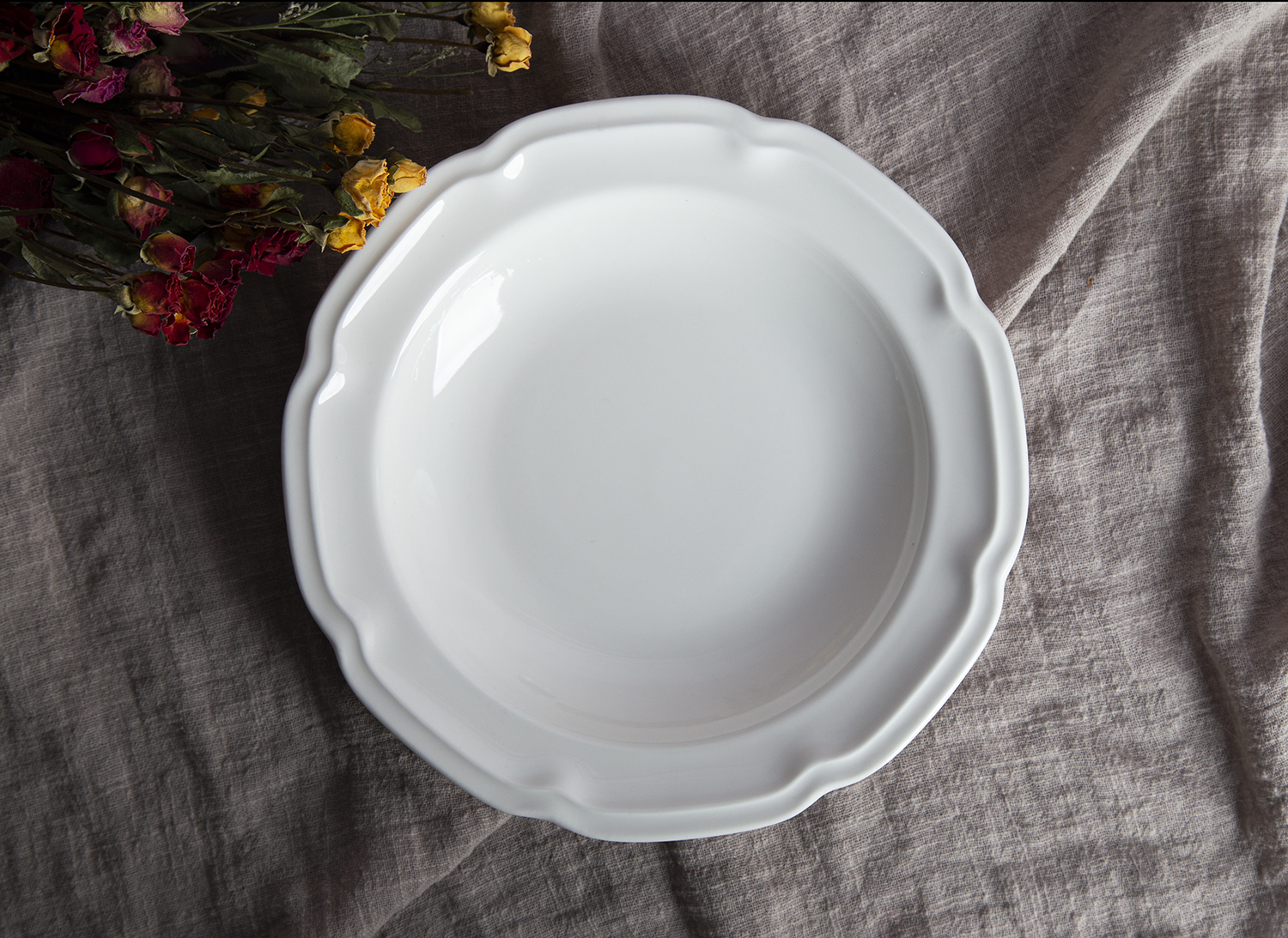 CHANGSHA HAPPY GO Earl Grey Embossed New Bone China Dinnerware | happygodinnerware.com