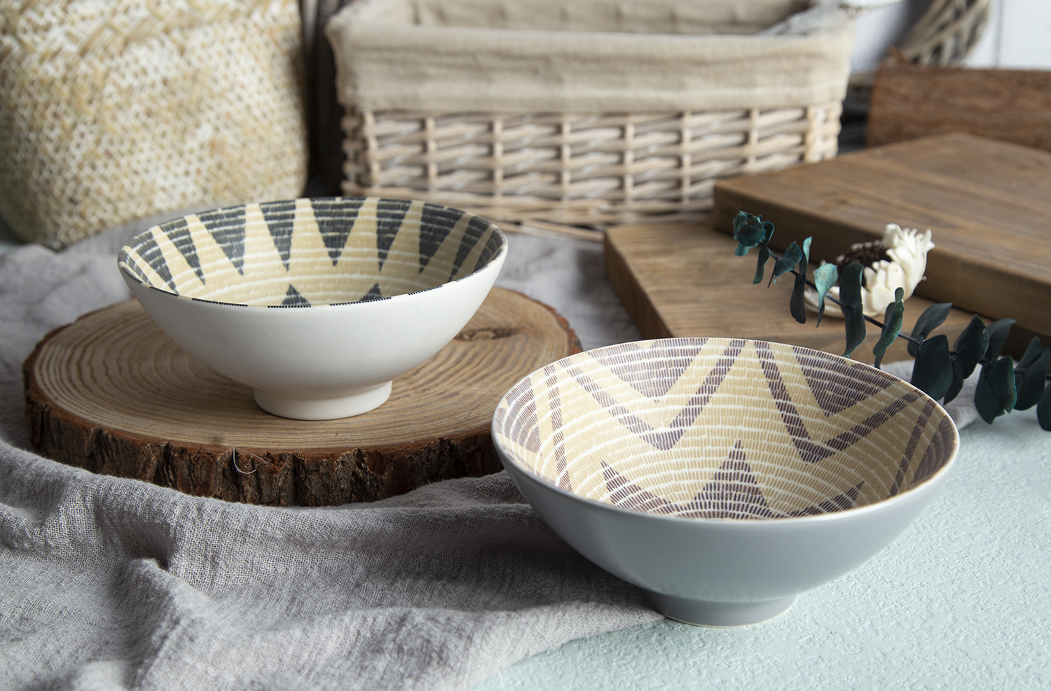 CHANGSHA HAPPY GO Ceramic Dinnerware Set with Color Glaze & Printed Designs | happygodinnerware.com