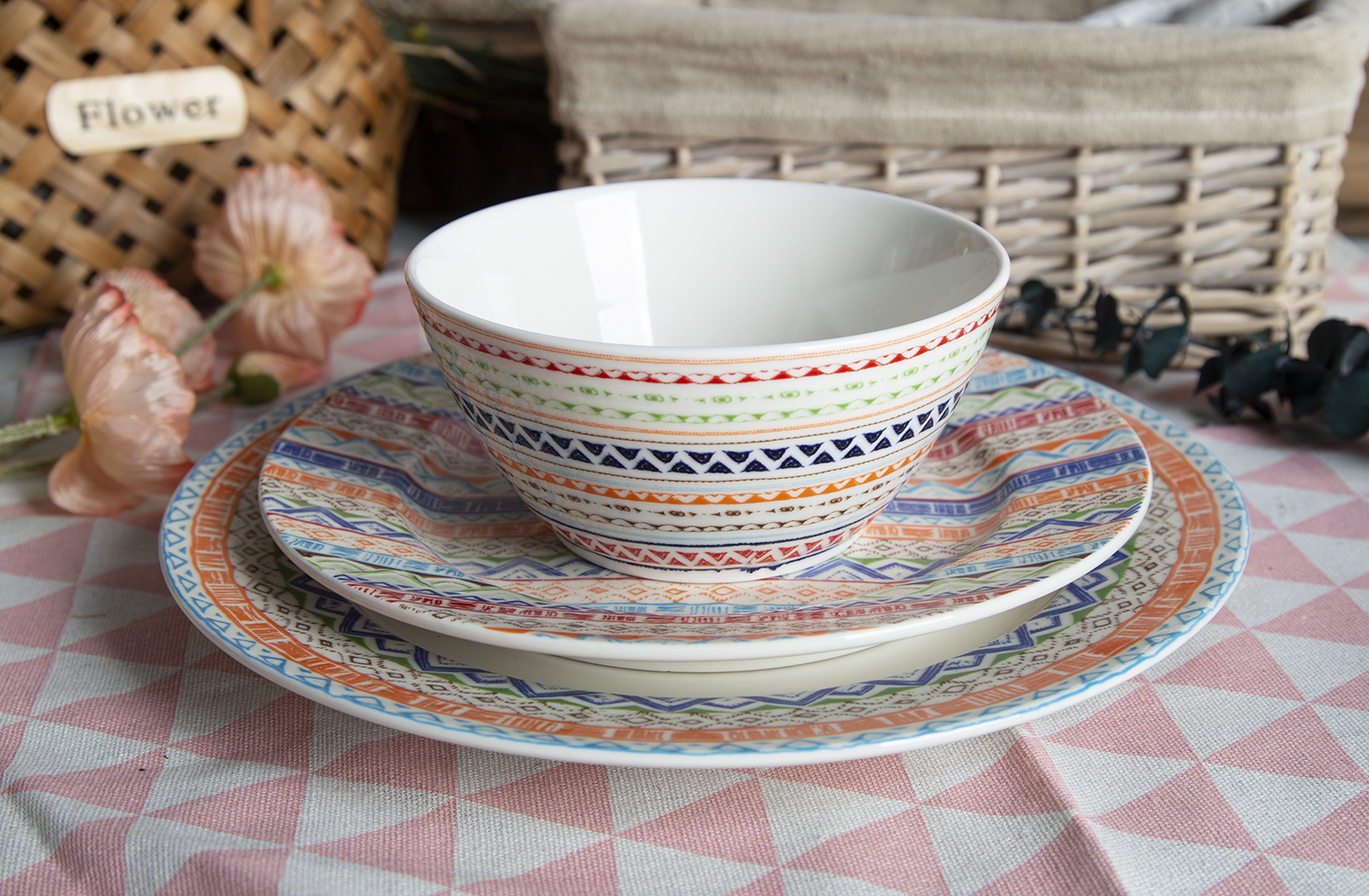 CHANGSHA HAPPY GO Ceramic Dinnerware with Decal Designs | happygodinnerware.com