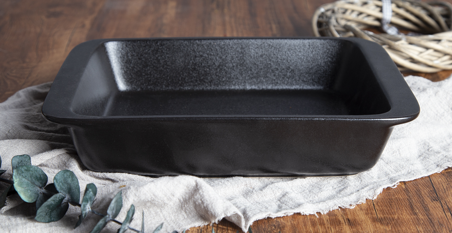 CHANGSHA HAPPY GO Rectangular Stoneware Baking Dish Set | happygodinnerware.com