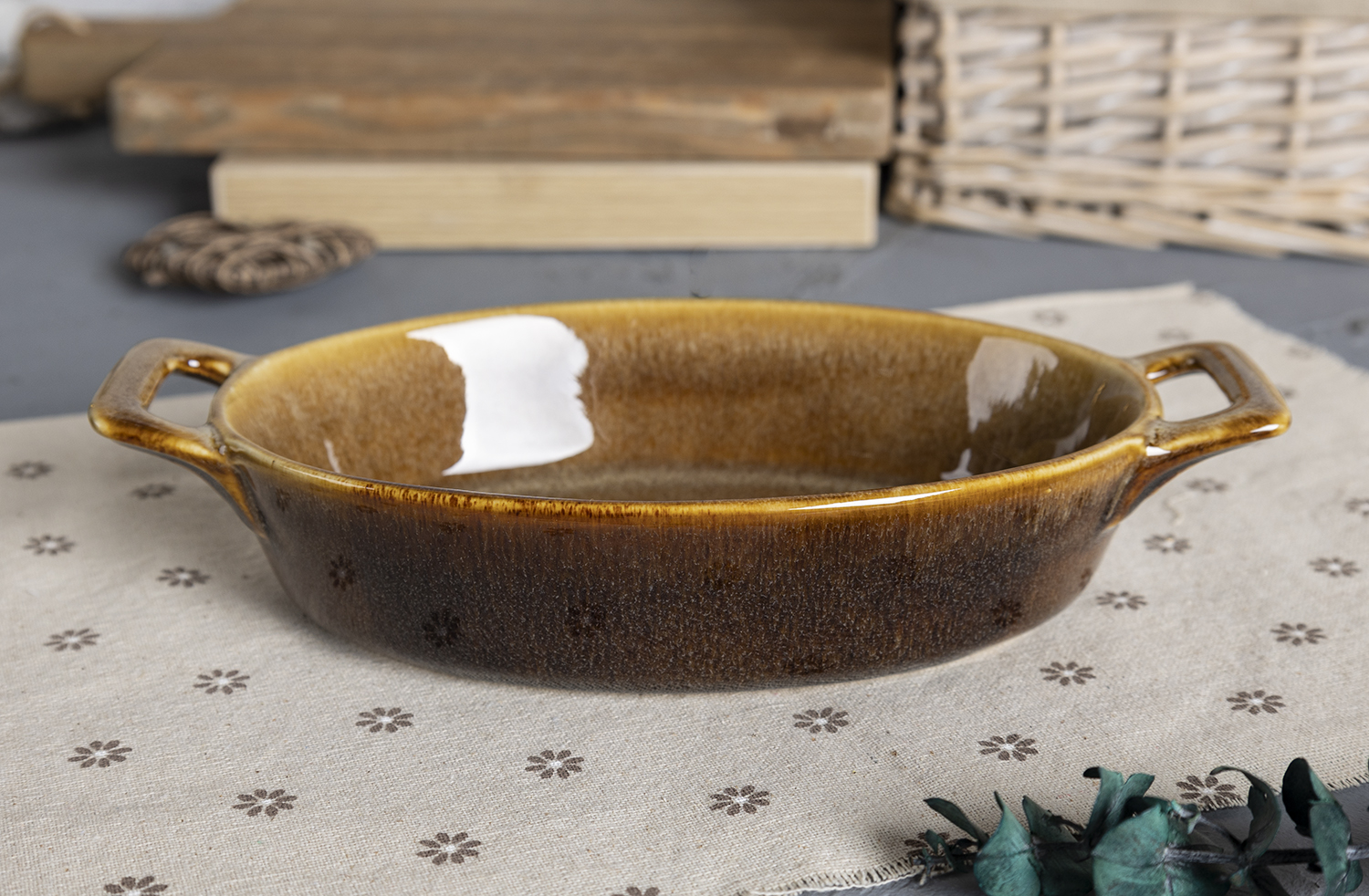 CHANGSHA HAPPY GO Multi-Purpose Reactive Glaze Stoneware Dinnerware and Bakeware Set for Rustic Kitchen and Casual Dining Presentation |happygodinnerware.com