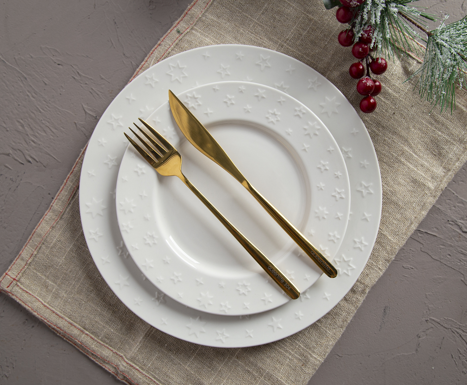 CHANGSHA HAPPY GO Leaf Embossed Stoneware Dinner Set | Reactive Glaze Finish | happygodinnerware.com