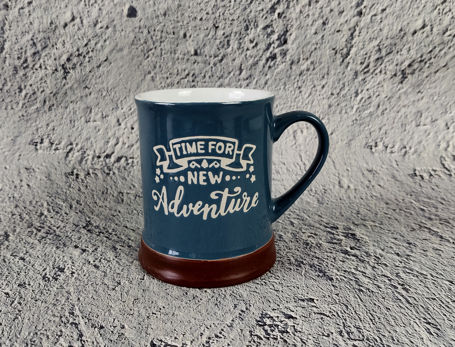 CHANGSHA HAPPY GO Outdoor Adventure Theme Stoneware Mugs with Underglaze Screen-Printed Typography | happygodinnerware.com