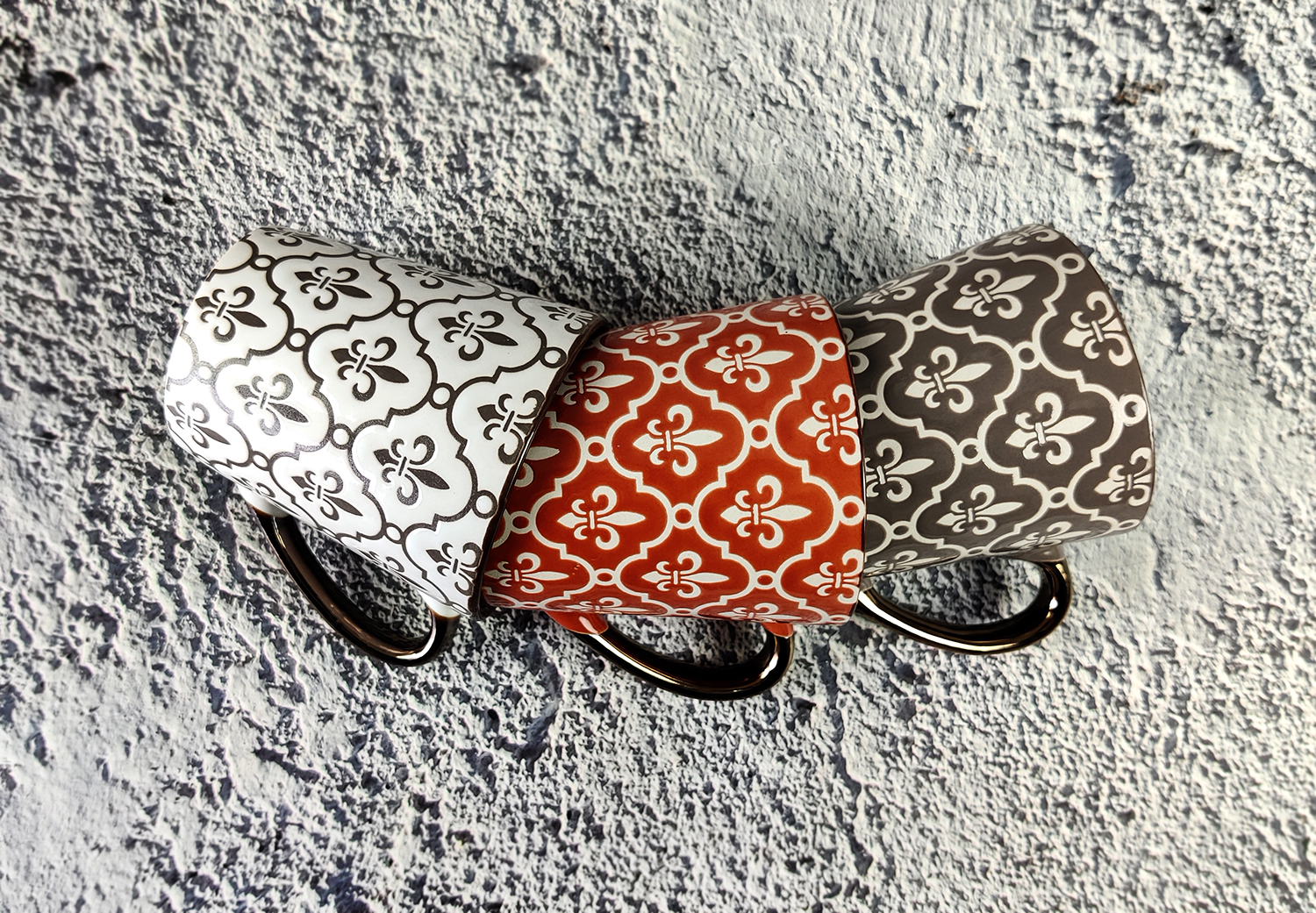 CHANGSHA HAPPY GO Full-Cover Underglaze Pad Printing with Metallic Glaze Stoneware Tableware | happygodinnerware.com