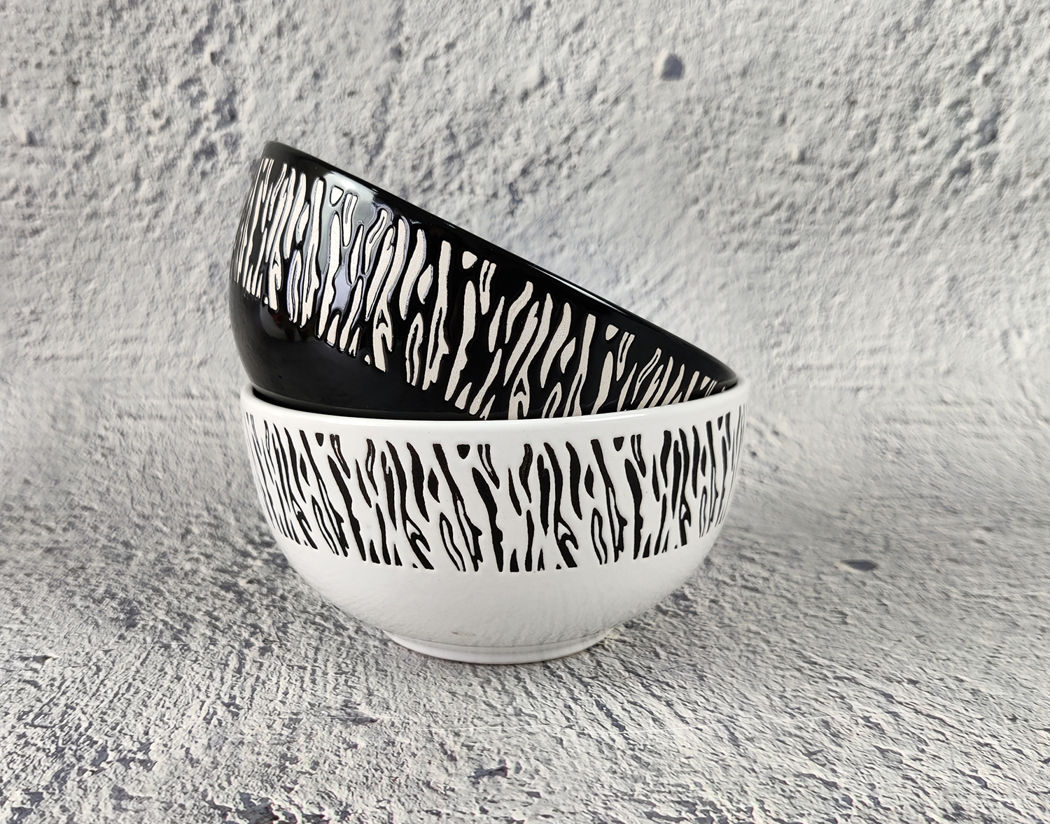 CHANGSHA HAPPY GO Underglaze Screen Printed Zebra Pattern Stoneware Dinnerware | happygodinnerware.com