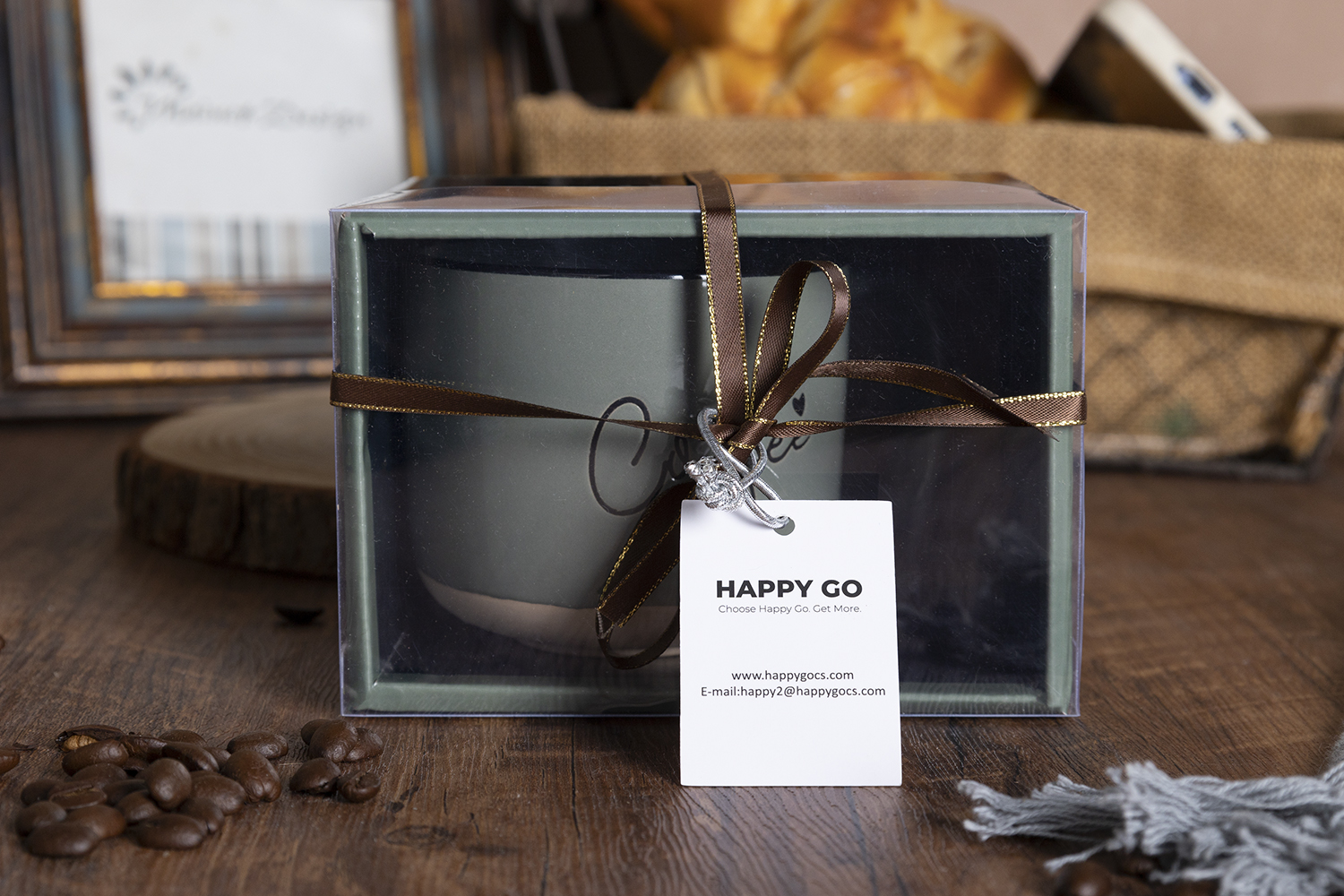 CHANGSHA HAPPY GO Stackable Stoneware Mug Set with Rack | Modern Letter Printed Coffee Cups | Nordic Matte Finish | Café & Gift Ready| Home & Hospitality Use|happygodinnerware.com