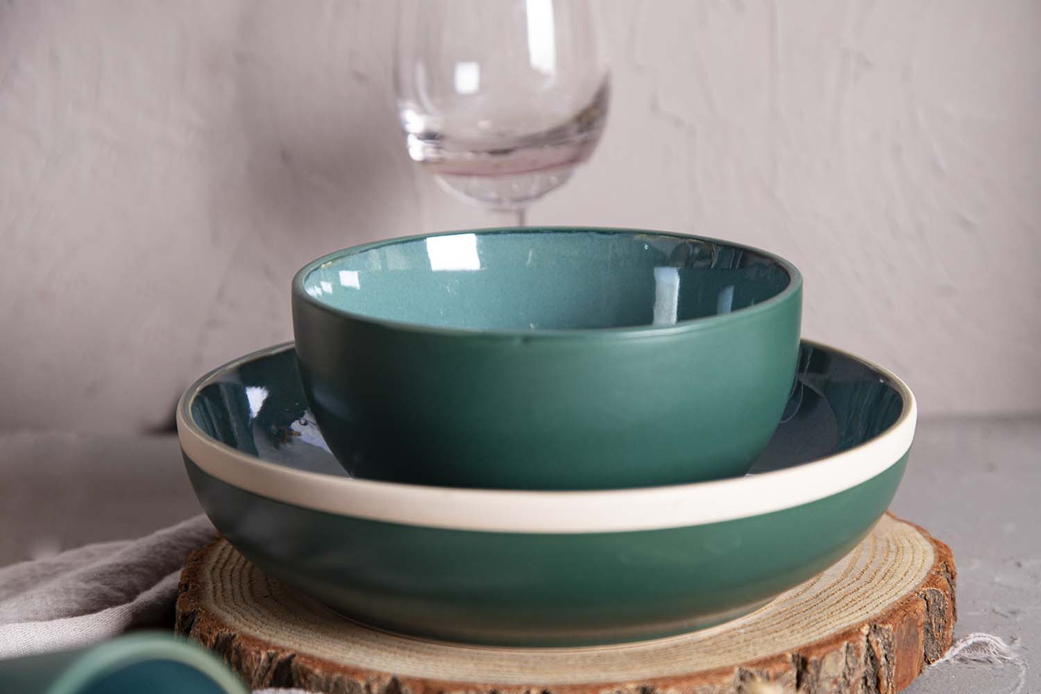 CHANGSHA HAPPY GO Reactive Glaze Artisan Dinnerware Set |happygodinnerware.com