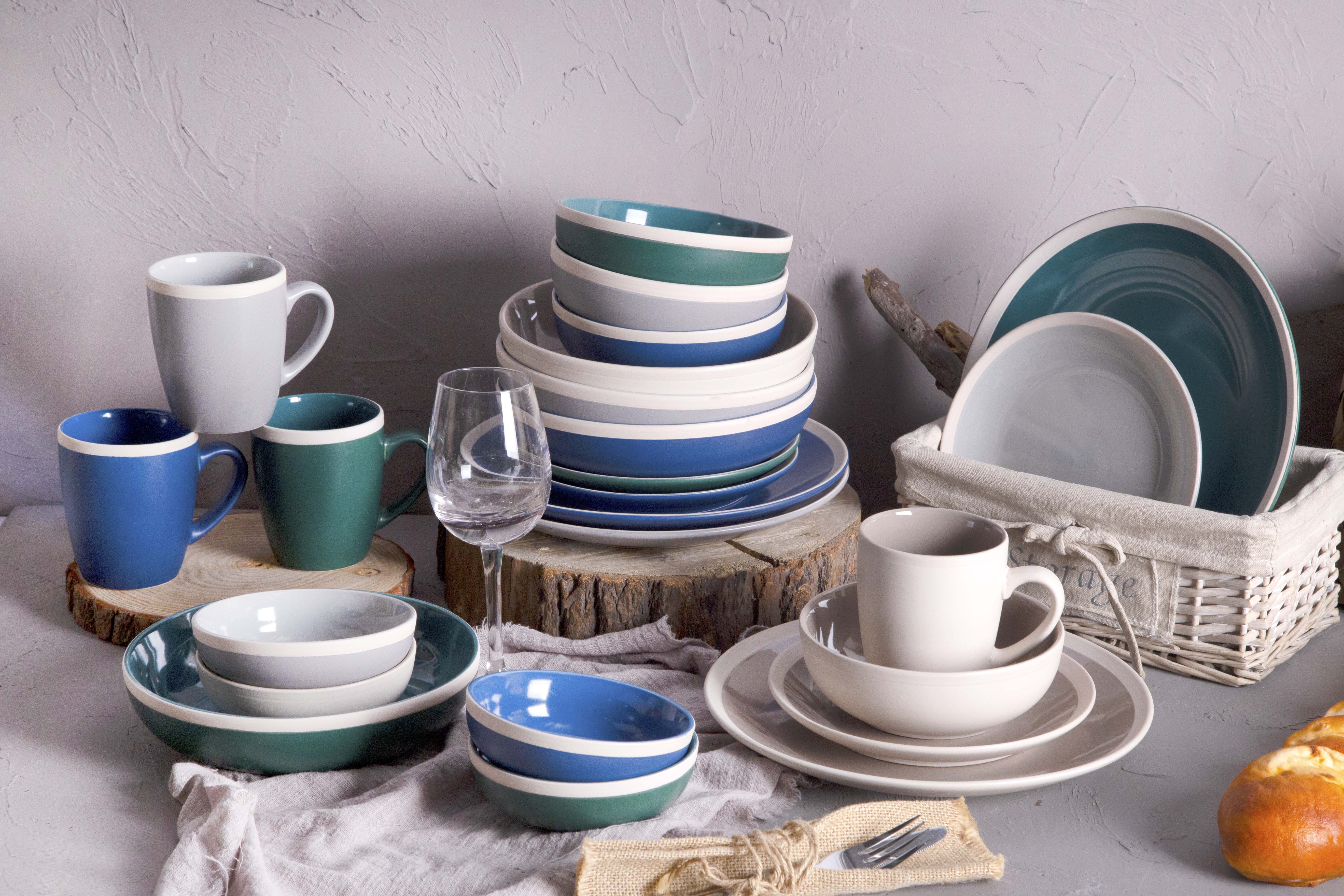 CHANGSHA HAPPY GO Color Glaze & Matte Edge Stoneware Collection |happygodinnerware.com