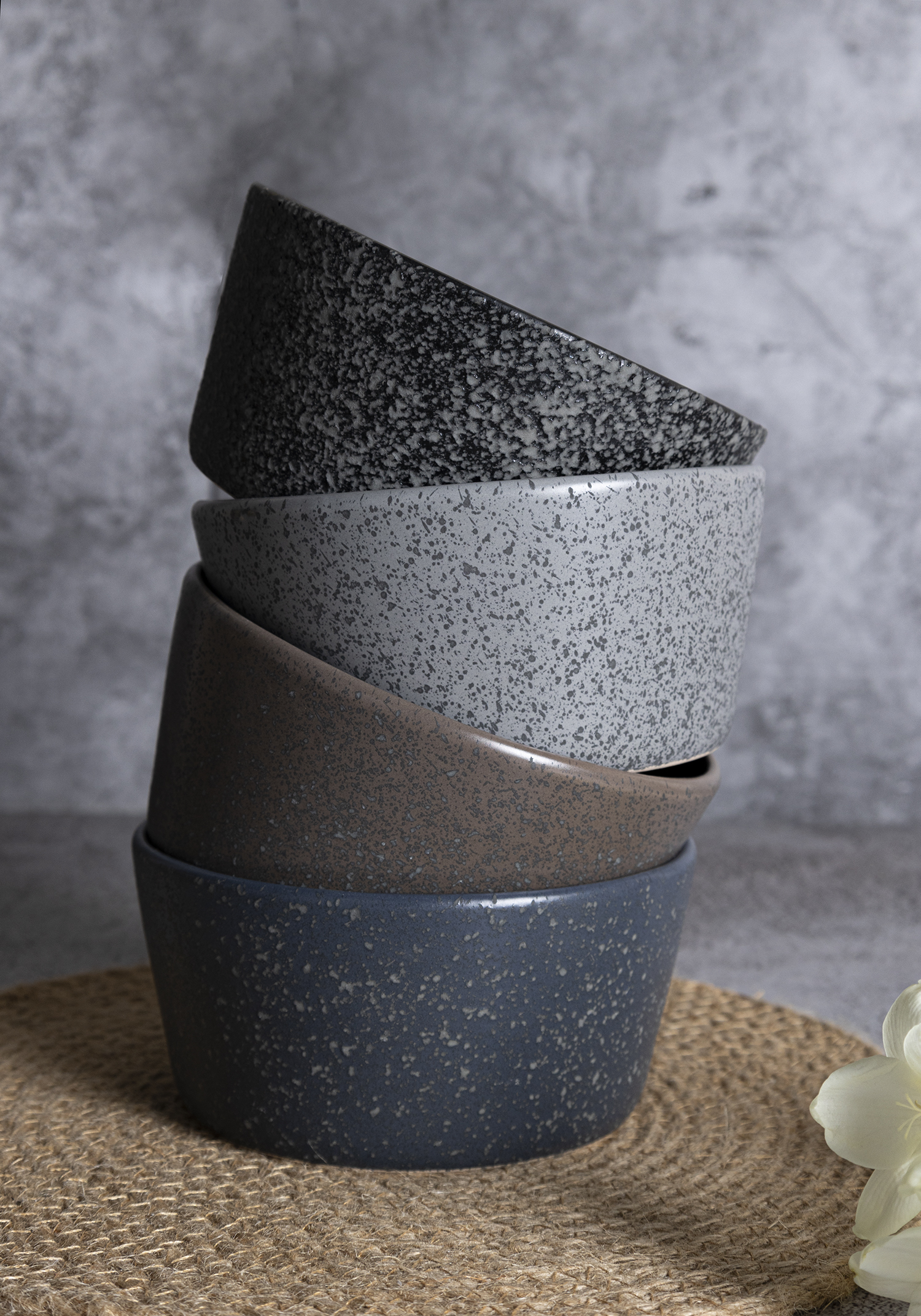 CHANGSHA HAPPY GO Speckled Matte Glazed Stoneware | happygodinnerware.com