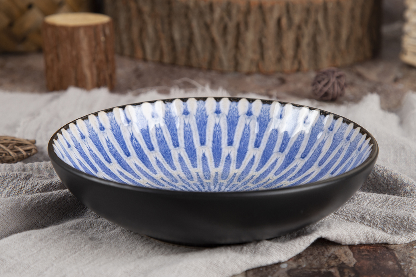 CHANGSHA HAPPY GO Embossed Reactive Glaze Ceramic Collection | happygodinnerware.com