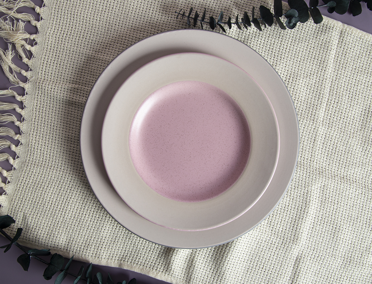 CHANGSHA HAPPY GO Spring Blossom Matte Reactive Glaze Stoneware Set | Soft Pastel Hues |Dopamine Series Ceramics|happygodinnerware.com