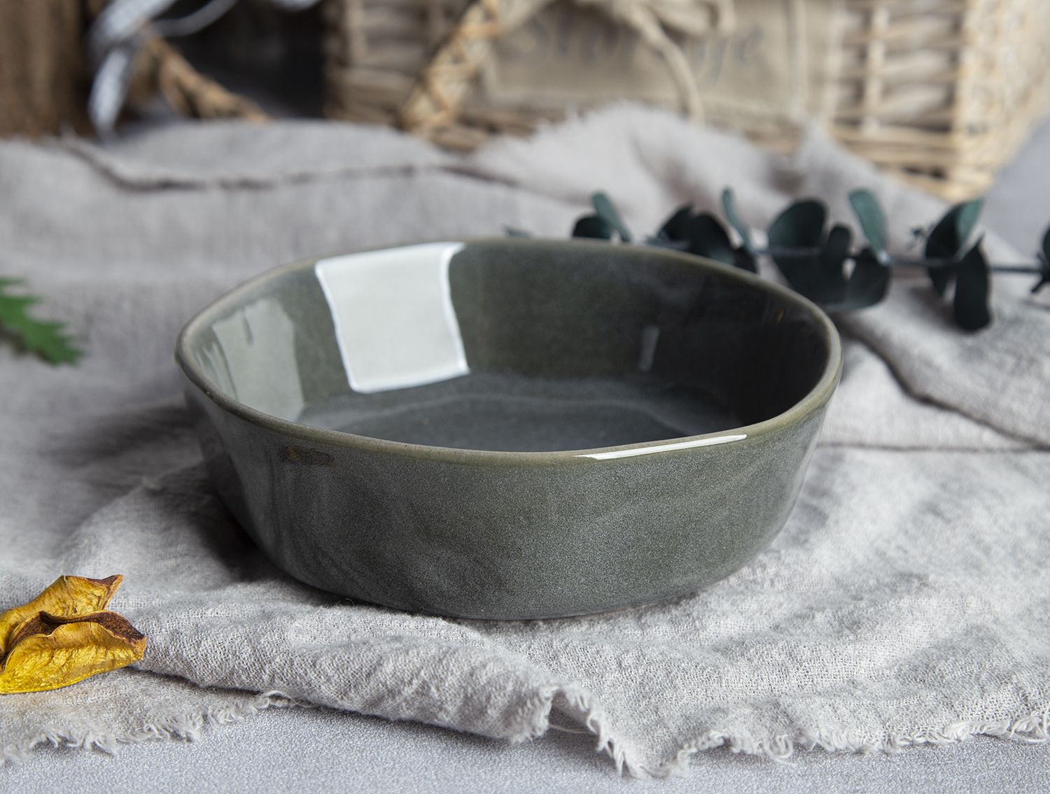 CHANGSHA HAPPY GO Spring Blossom Matte Reactive Glaze Stoneware Set | Soft Pastel Hues |Dopamine Series Ceramics|happygodinnerware.com