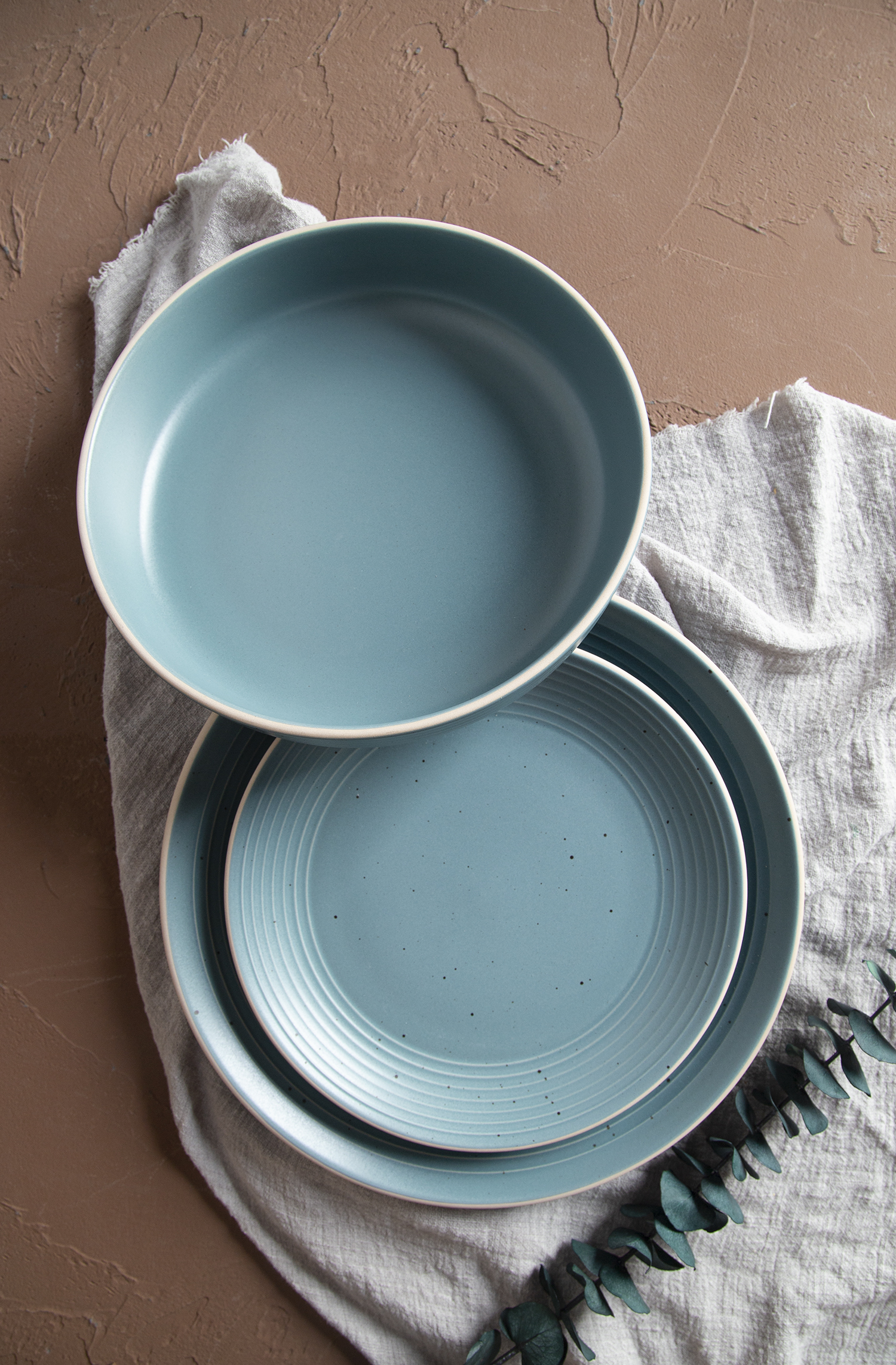 CHANGSHA HAPPY GO Earth & Ivory Speckled Relief |Dopamine Series Ceramics|happygodinnerware.com